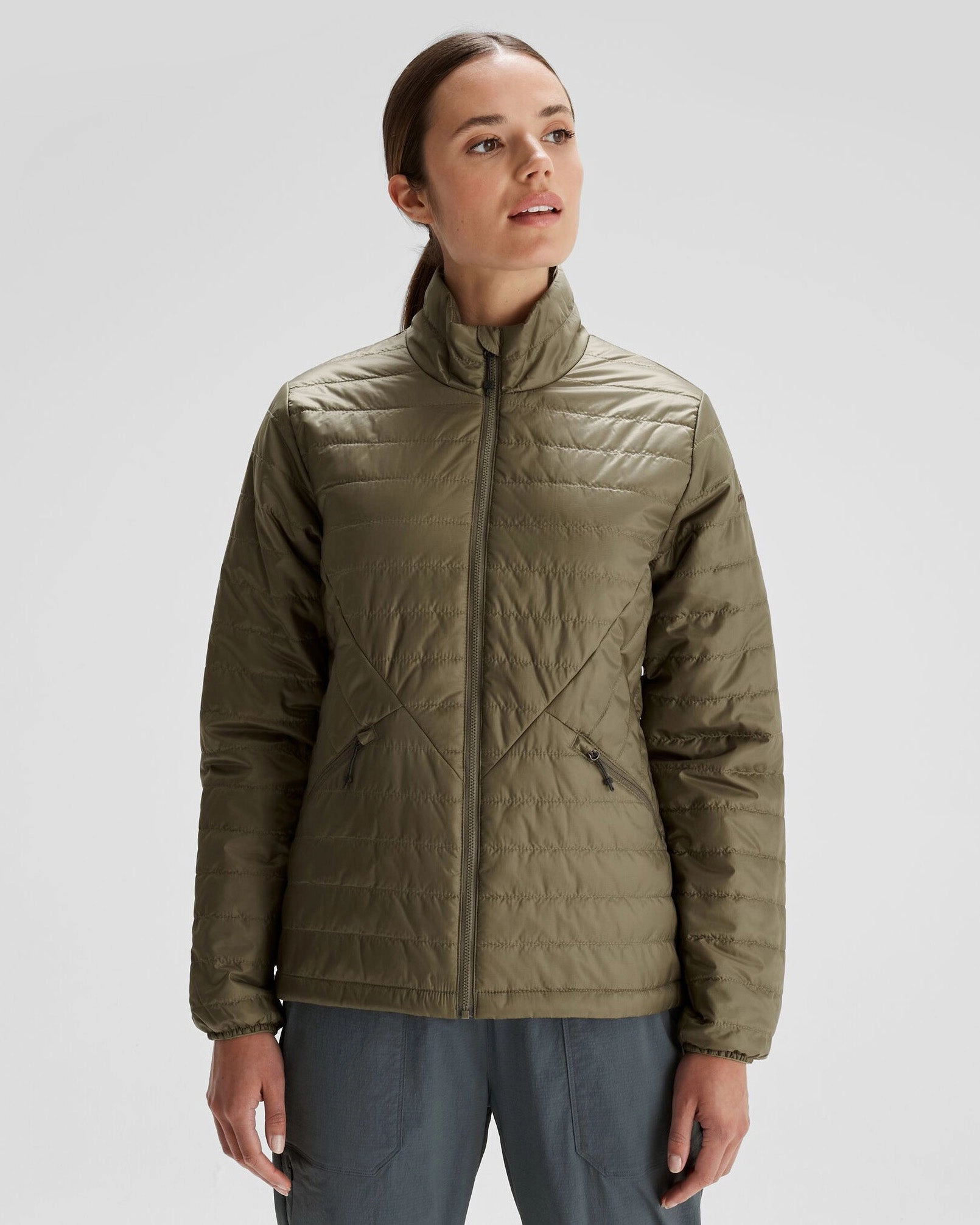 Women's Heli R Insulated Jacket - Beech Waterproof Shell