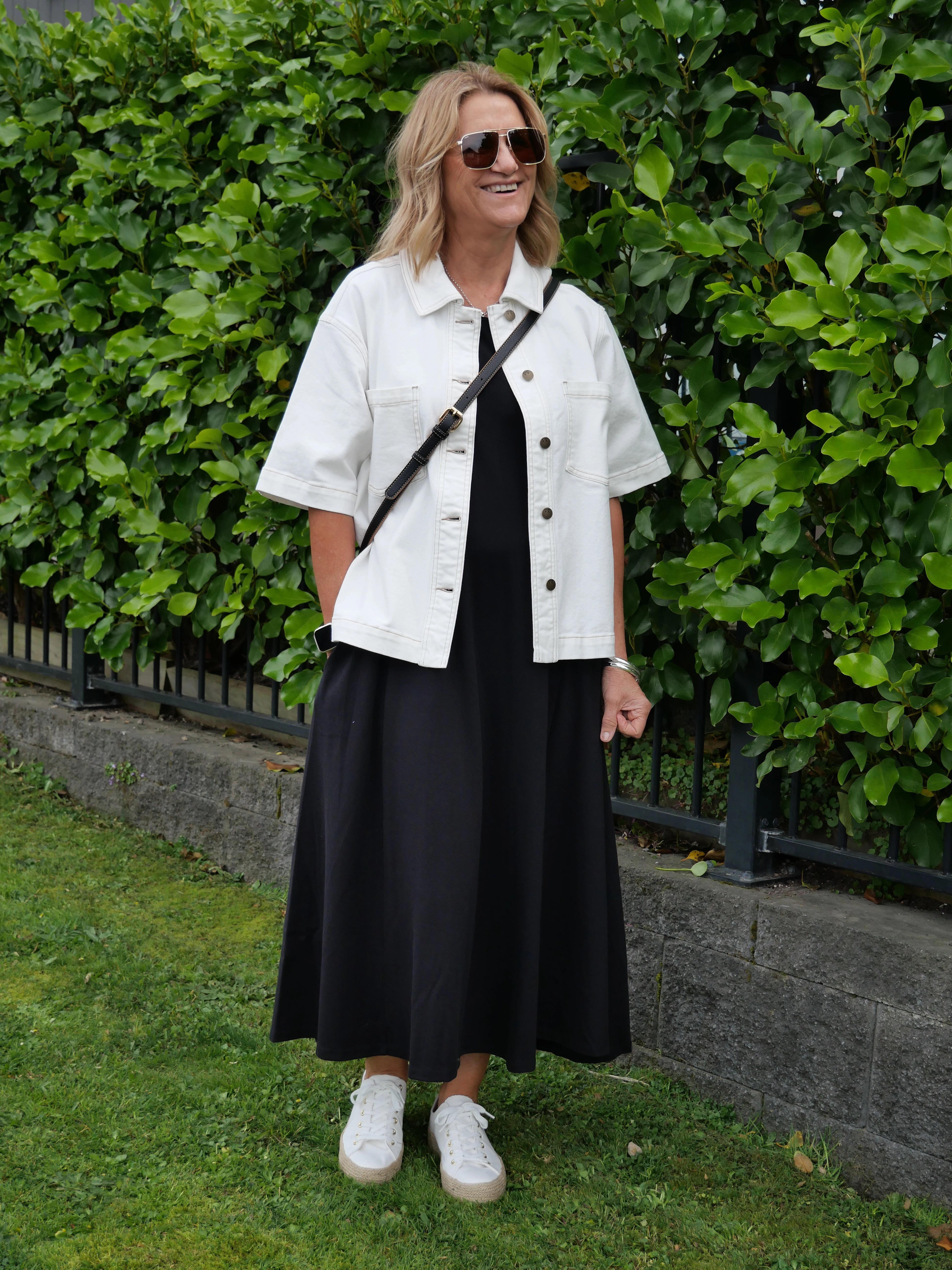 Cheap Nice Shine On Label Nolan Short Sleeve Denim Shacket Natural