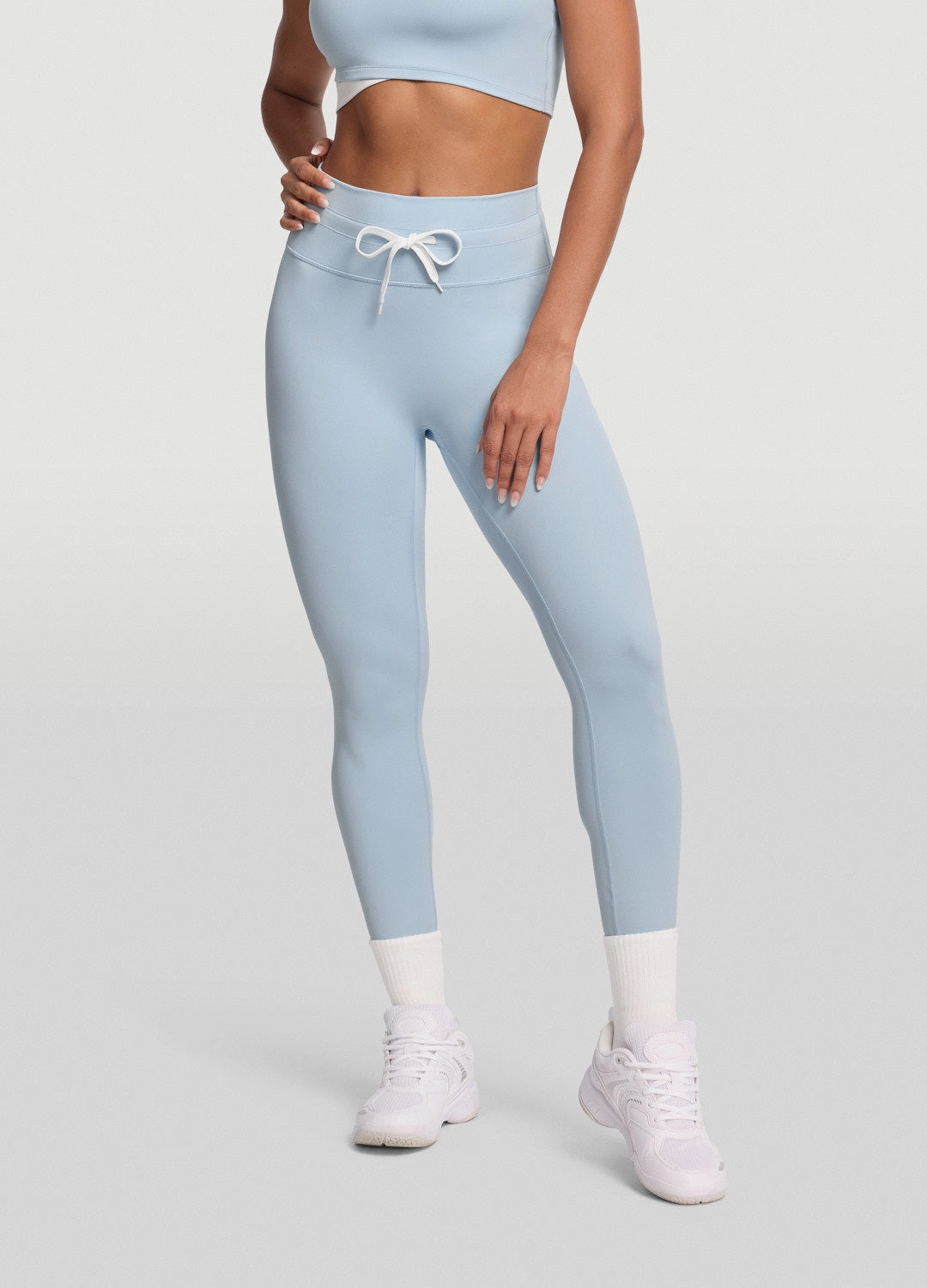 Seamless Design Holiday Outfit Perfect for Yoga Sleek Drawstring Leggings