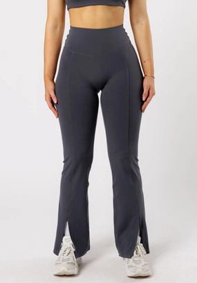 Reluna? Front Slit Sculptseam? Flare Leggings 31" Phantom Stay Dry Ultra Soft Material