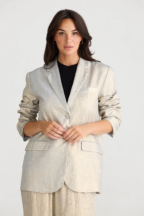 Odor Resistant Coating Secure Internal Pockets Brave and True - BT24479-3 Astrid Blazer