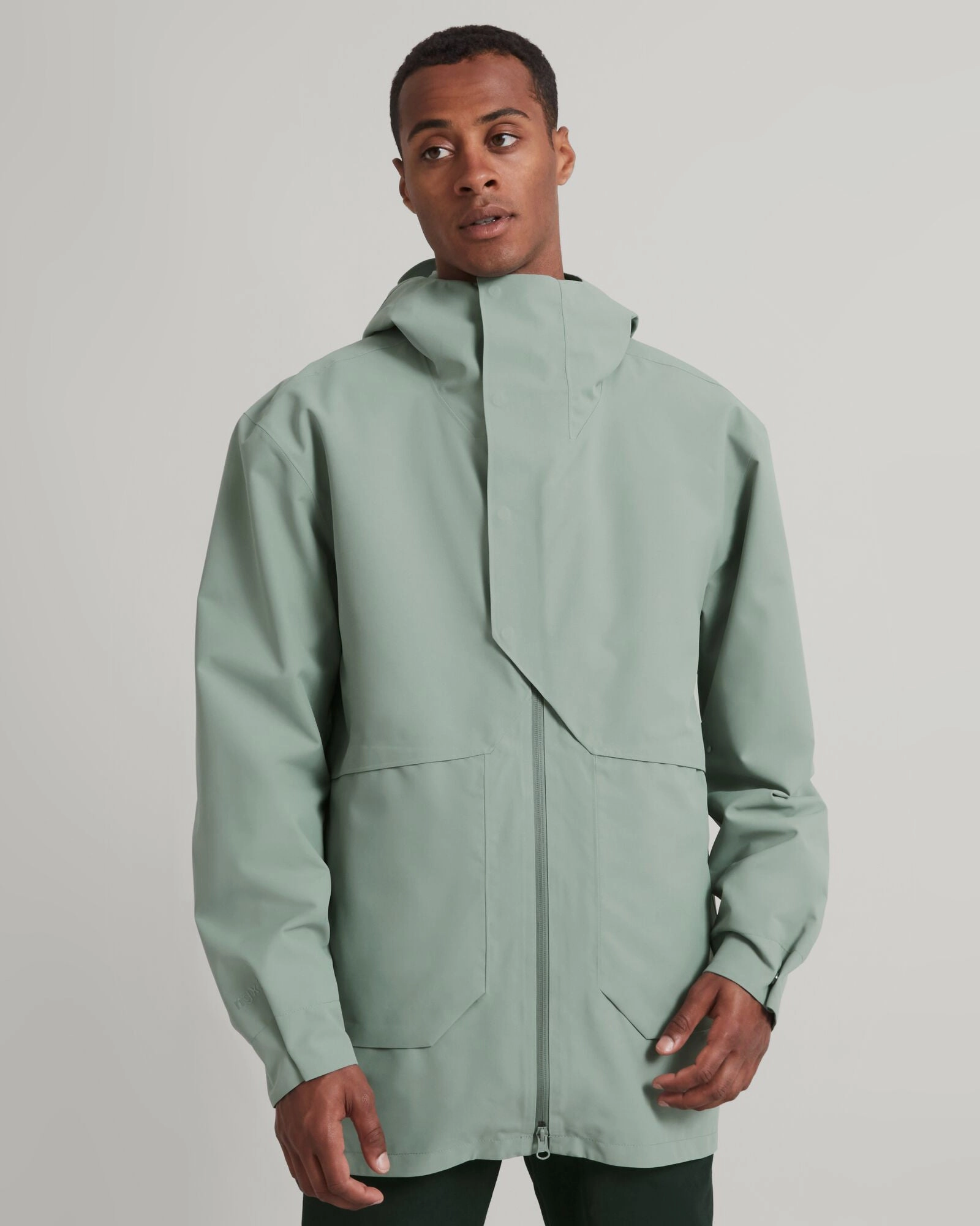 Amphi 2L Men's 3in1 Parka - Gum Tree Low Profile Collar Design Durable AbrasionResistant Panels