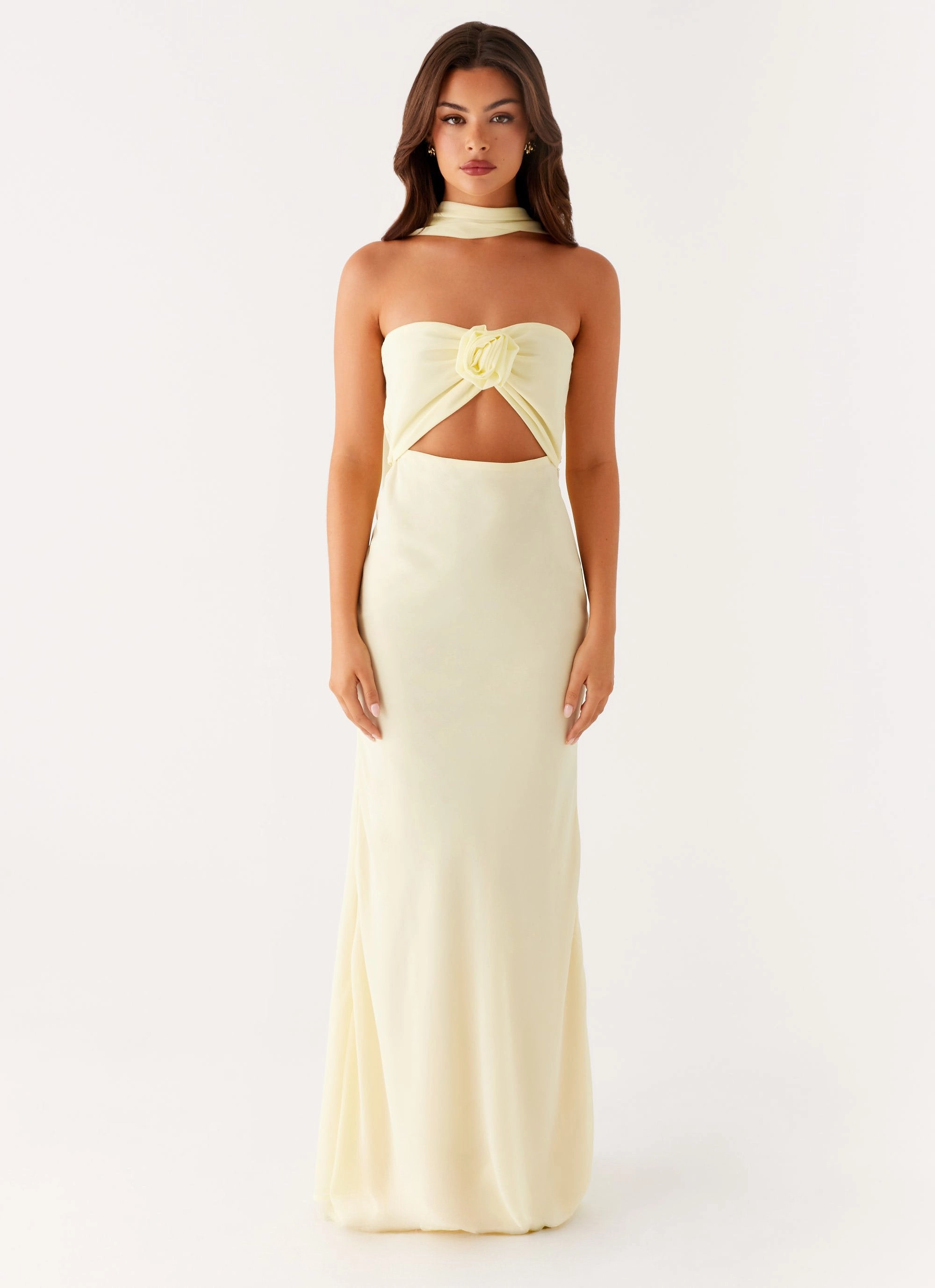 Fresh Palette New Light Maxi Dress - Yellow