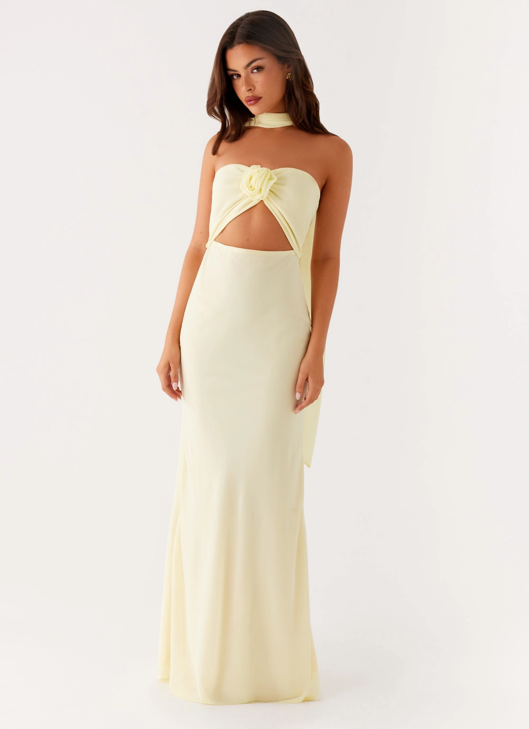 Cotton Skin New Light Maxi Dress - Yellow