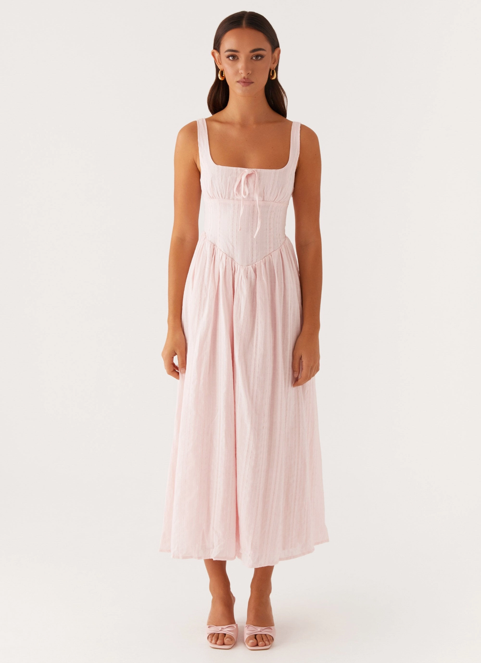 Pascuelle Midi Dress - Pink Beauty Zone