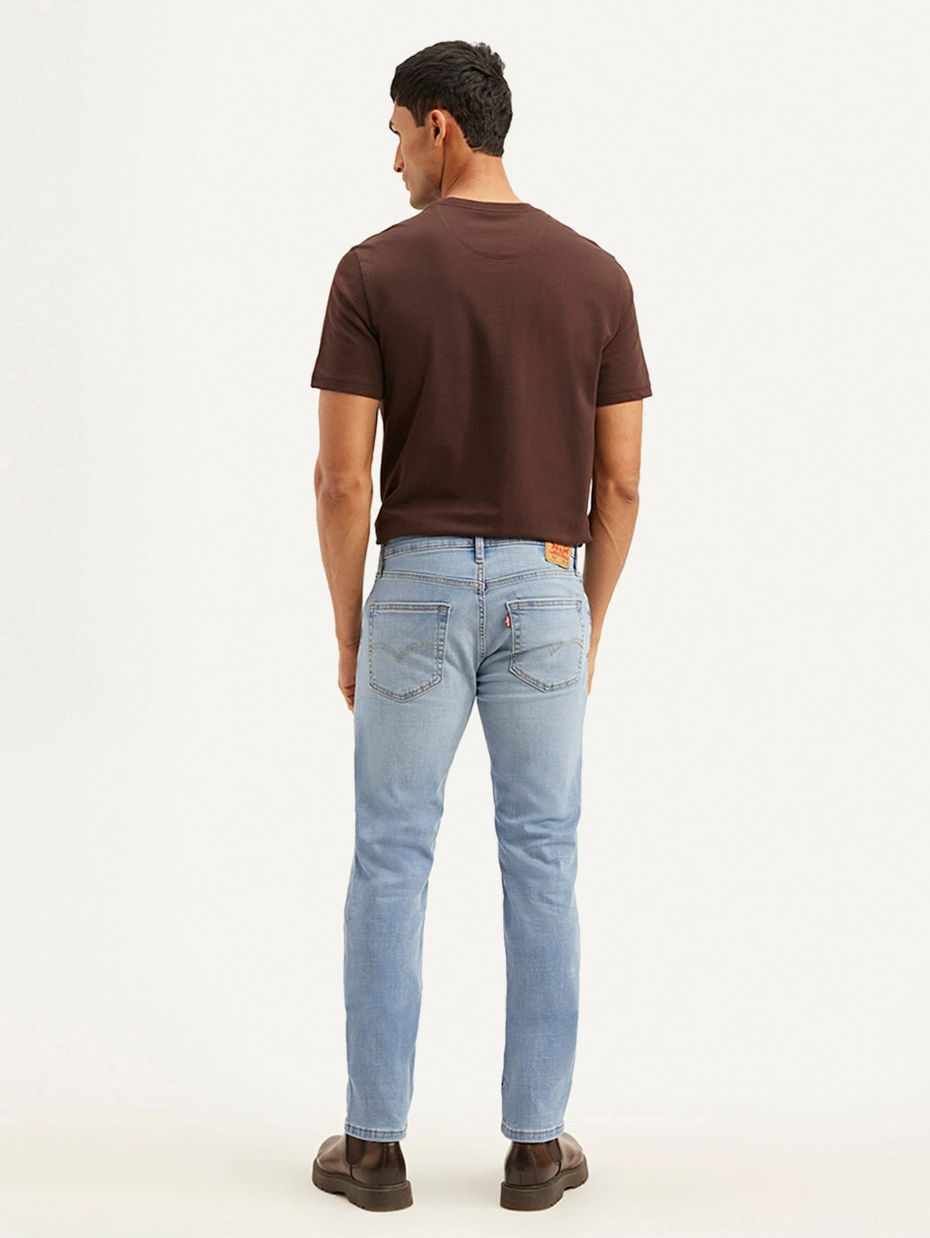 Men's 511 Light Blue Slim Fit Mid Rise Jeans Stylish Silhouette Gym Ready Evening Stroll