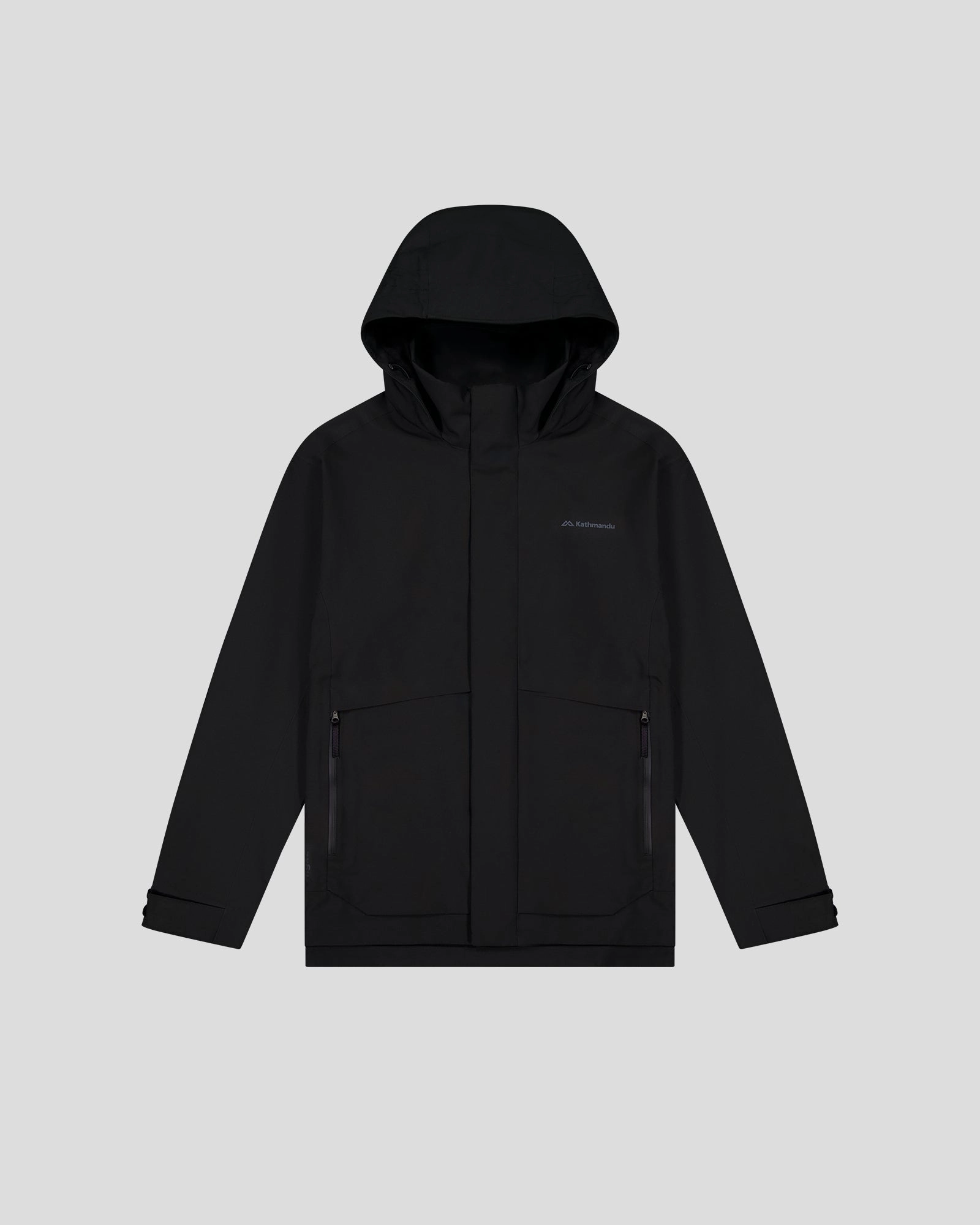 AbrasionResistant Men's Citytrek 2L Rain Jacket - Black Stingray