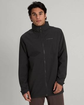 Weatherproof Zipper Tech Men's Trailhead Stretch 2.5-layer Rain Parka - Black Stingray