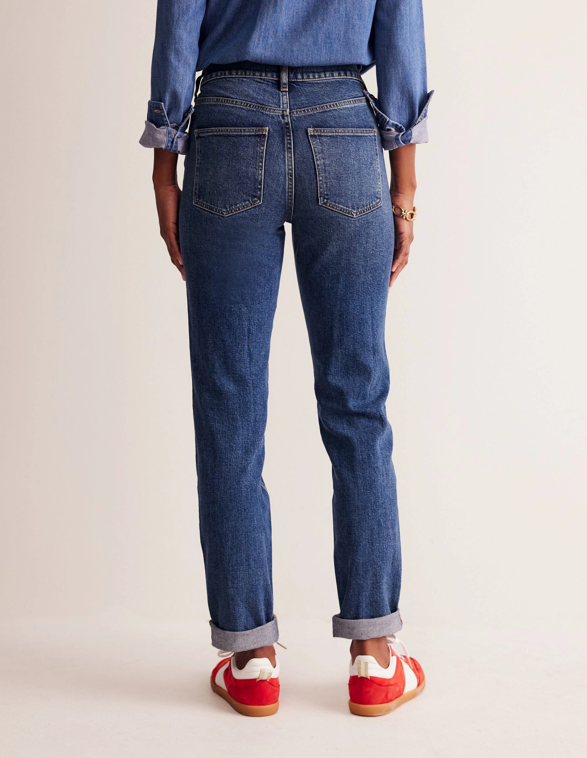 Girlfriend Jeans-Mid Vintage Lightweight Fabric