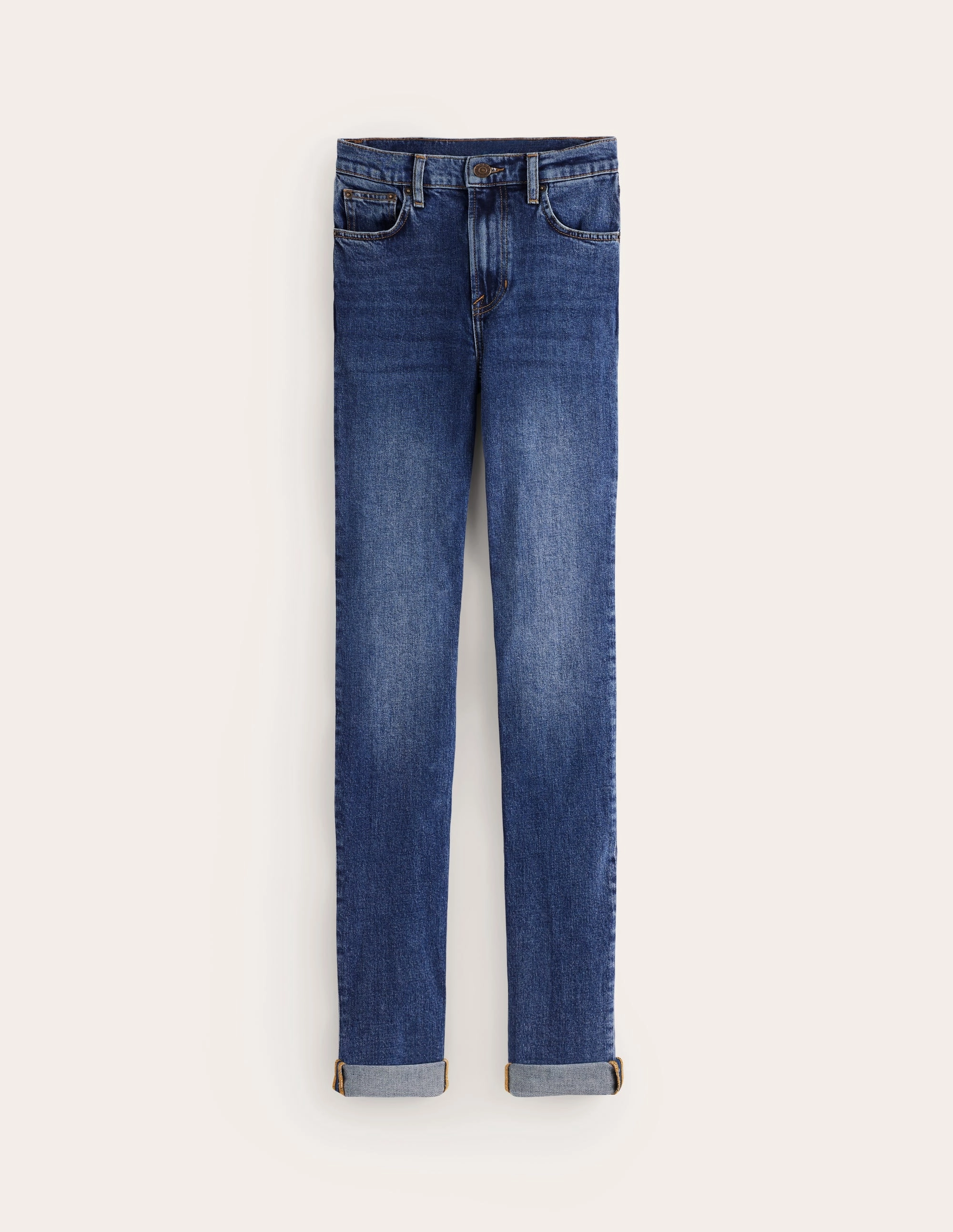 Girlfriend Jeans-Mid Vintage Quick Cool Casual Performance Fit