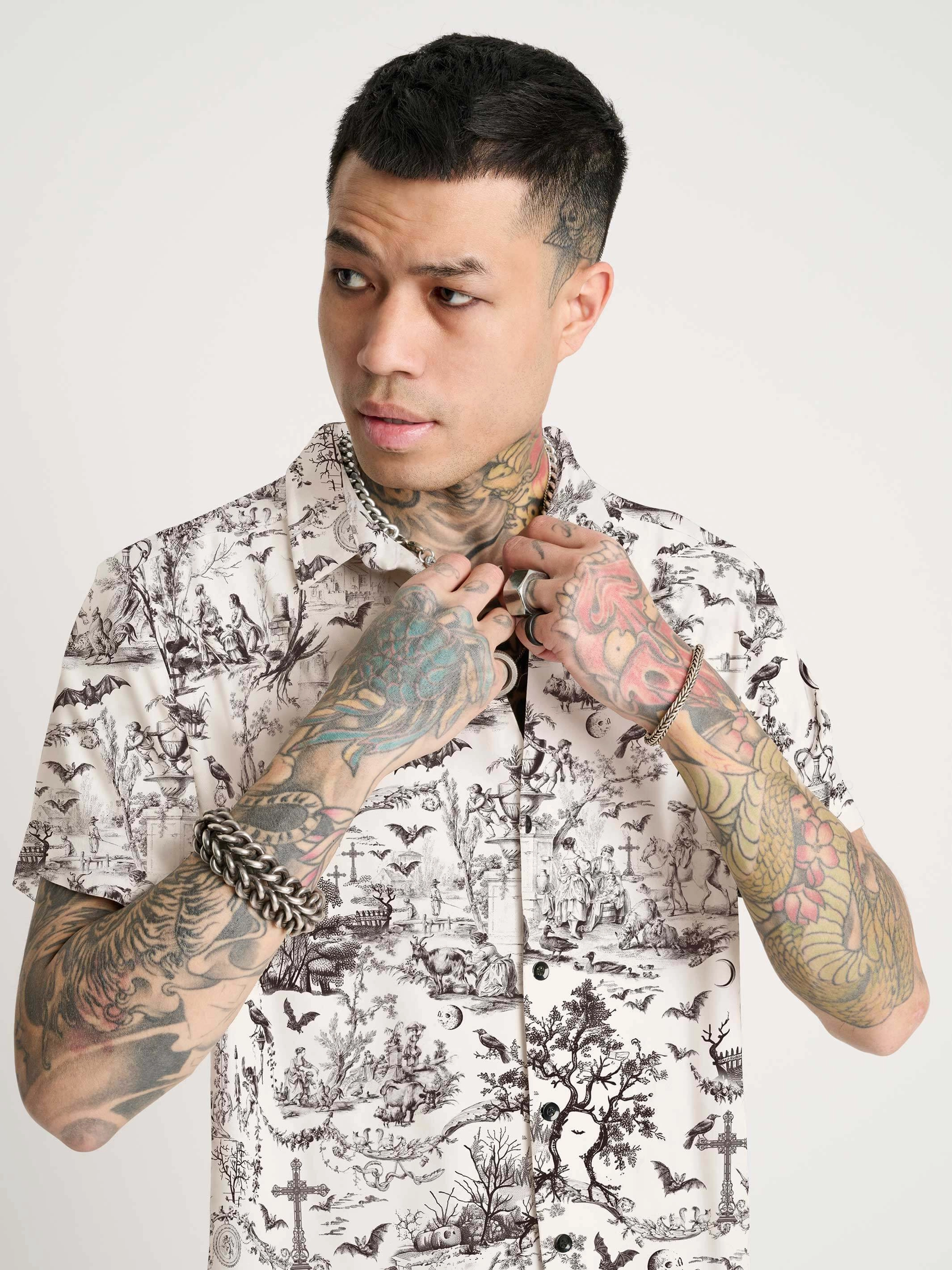 Gothic Toile Shirt Local Favorite Ethical production