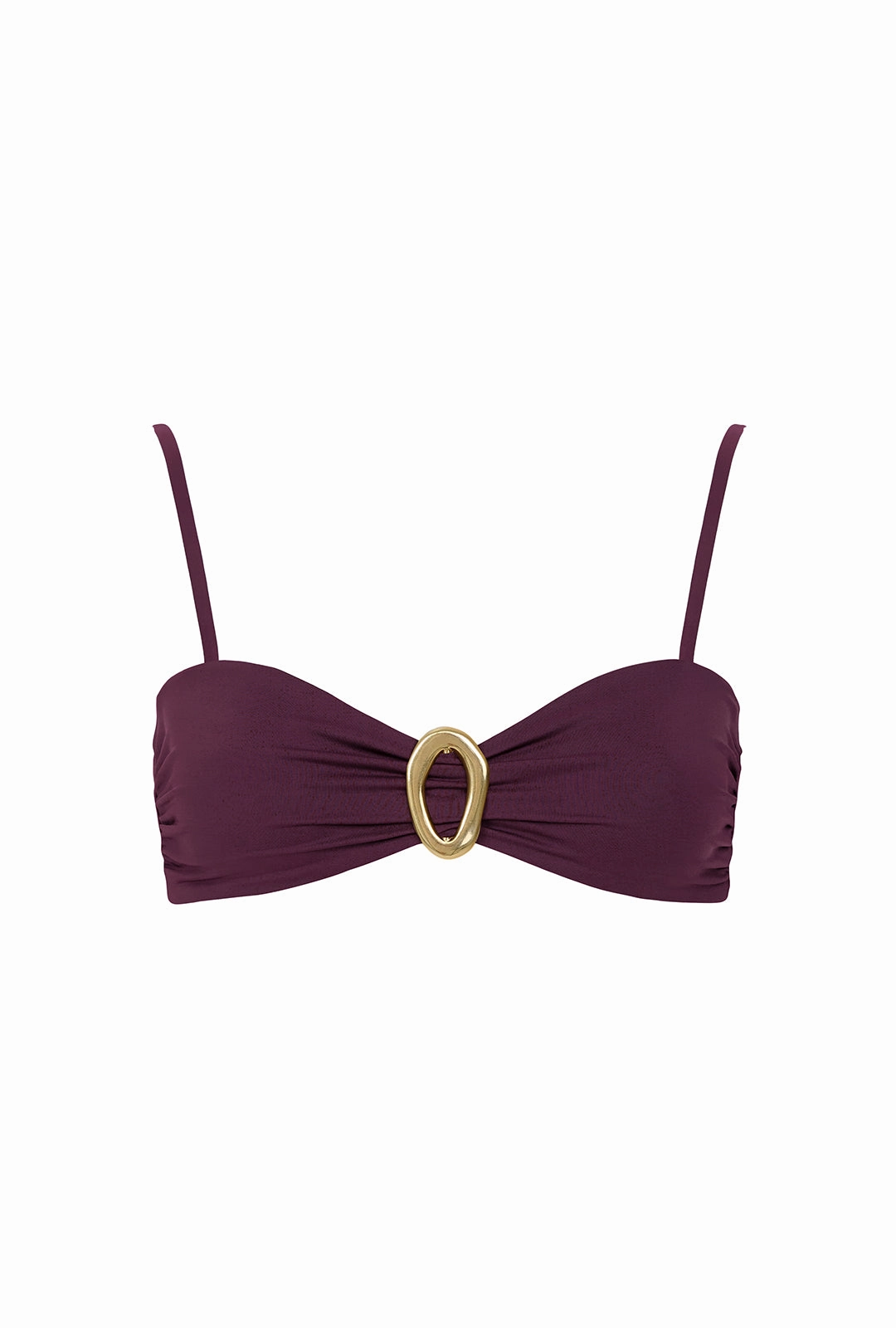 Cabo Verde Top - Plum Anti Odor Technology Roll Resistant Waistline