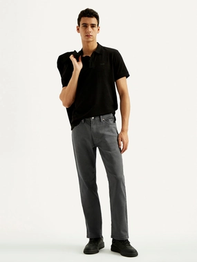 Men's 541 Charcoal Grey Overdyed Athletic Tapered Fit Mid Rise Jeans Day To Day Contemporary Waist