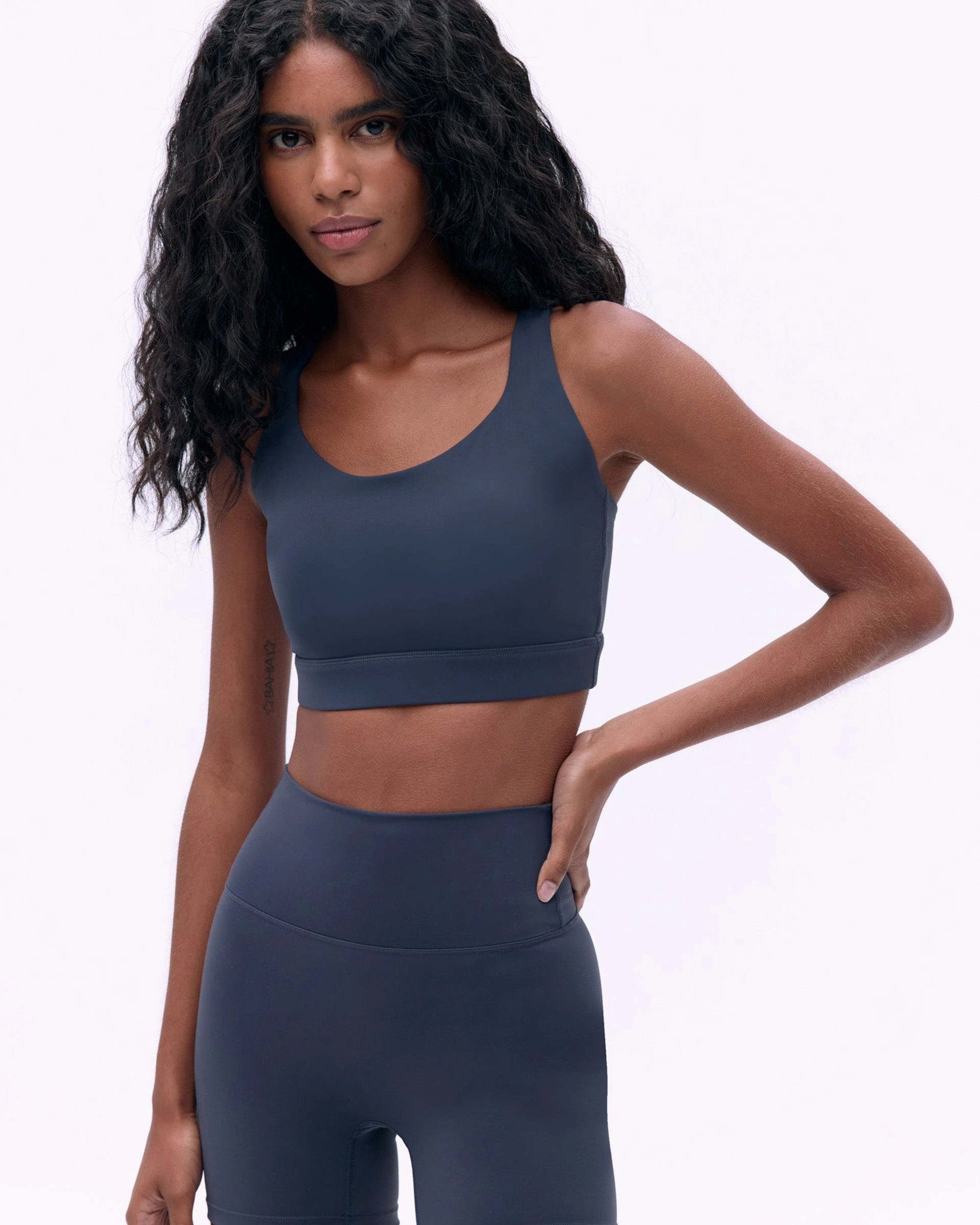 Ultimate Ultra Crop Shorts - Midnight Blue Anti Friction Seams