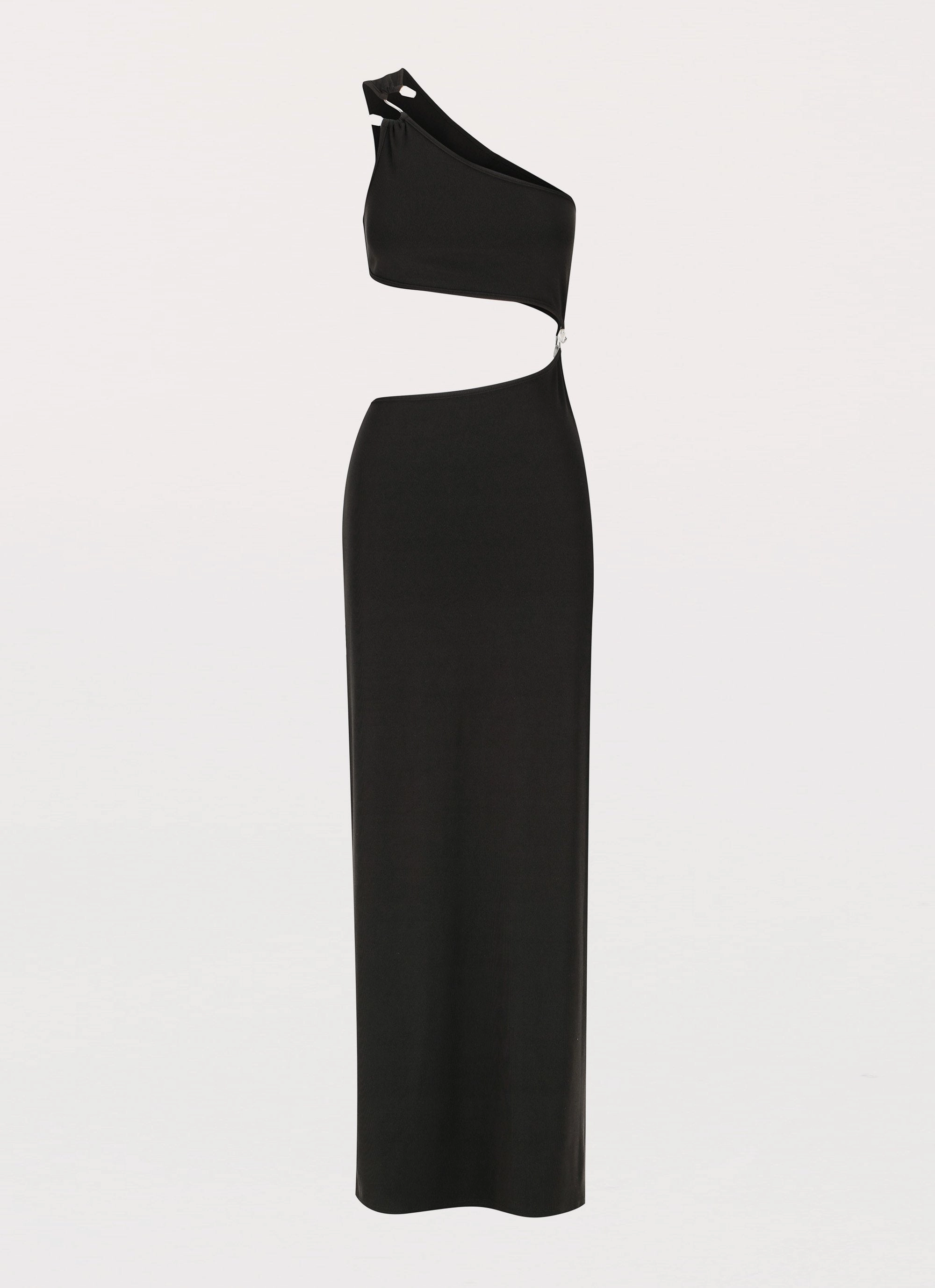 Sporty Look On The Moon Maxi Dress - Black