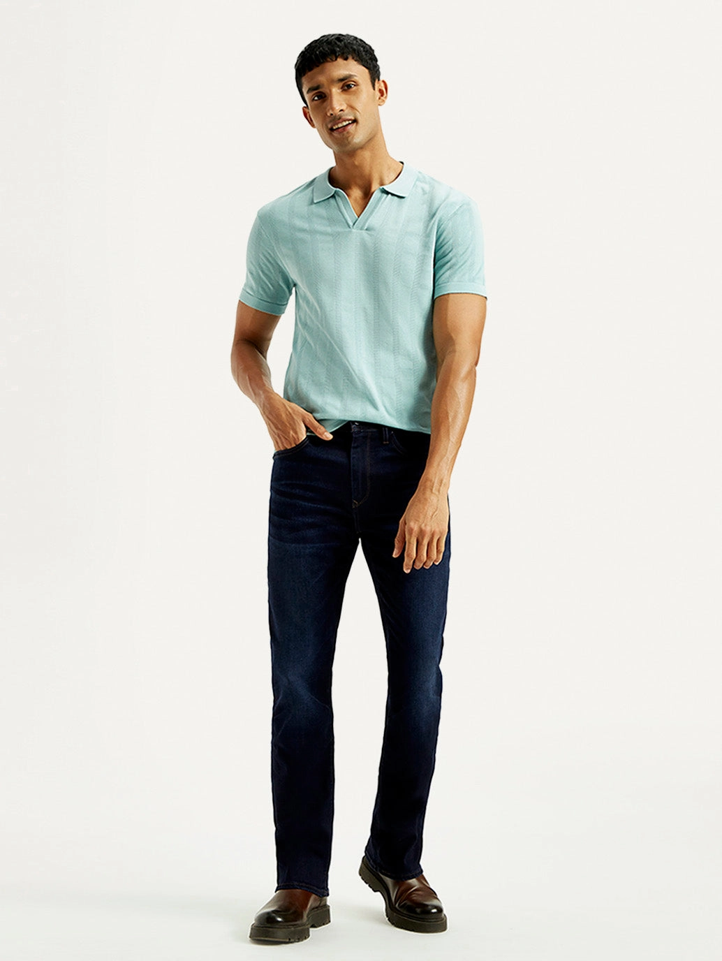 Timeless casual Casual Friday Urban Explorer Men's Redloop 527 Med Indigo Bootcut Fit Mid Rise Jeans