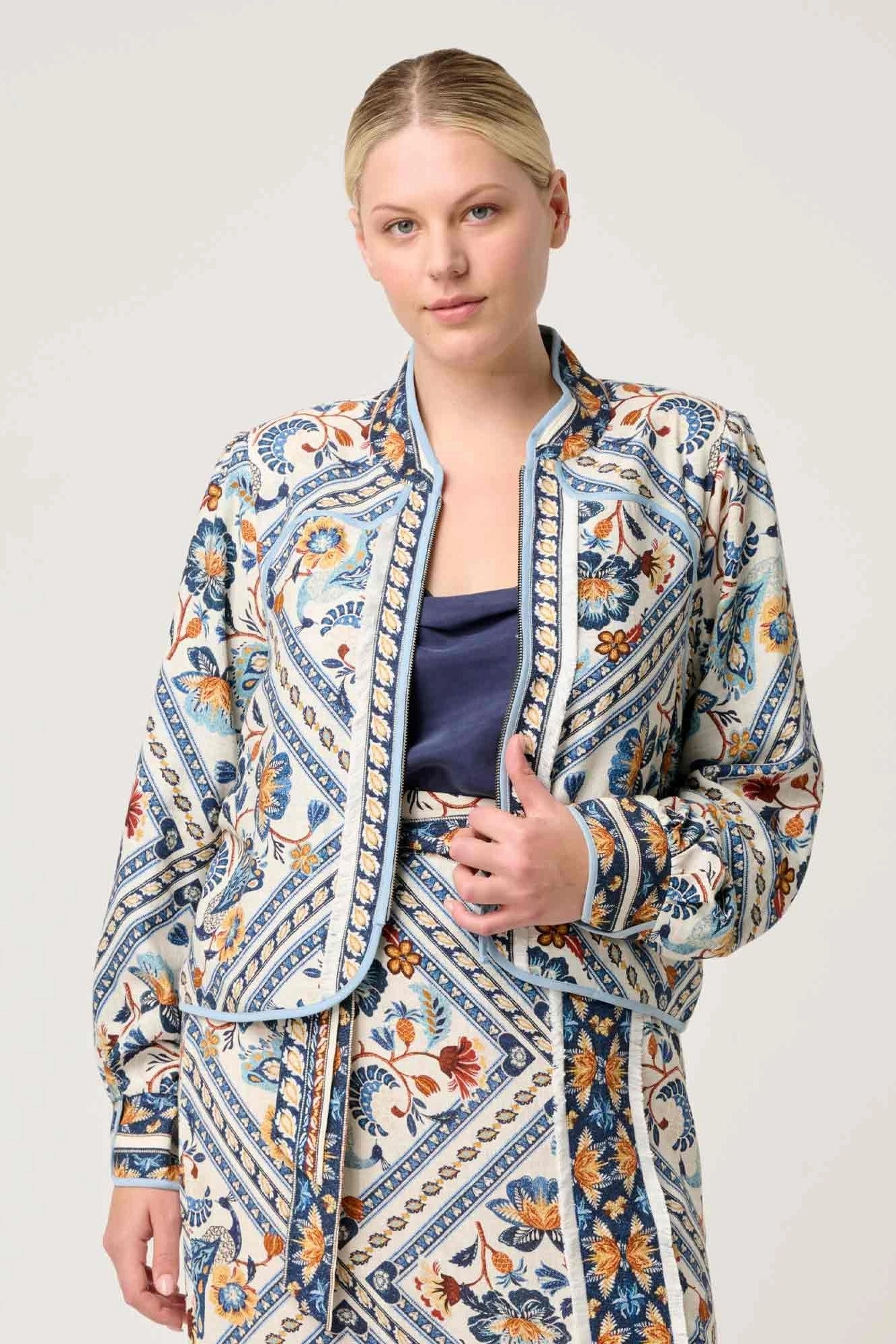 OnceWas - Aurora Reversible Jacket SnapFastenings