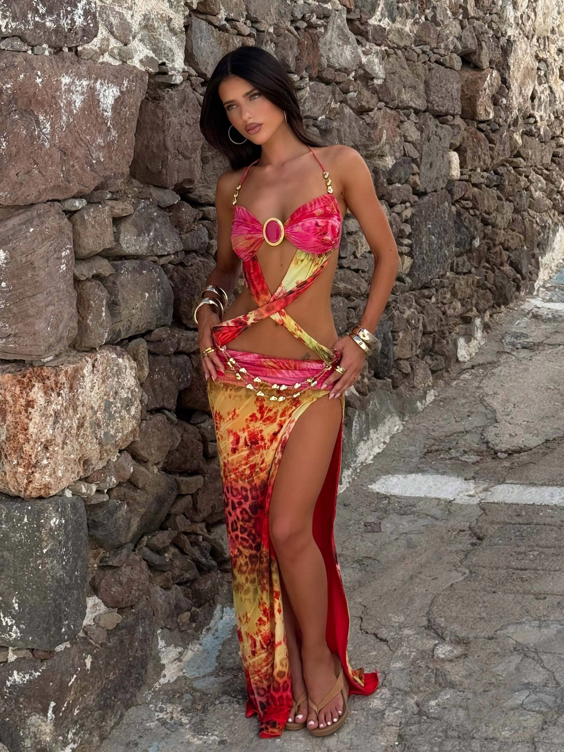 Autumn-Season ORIA MAXI DRESS BONITA