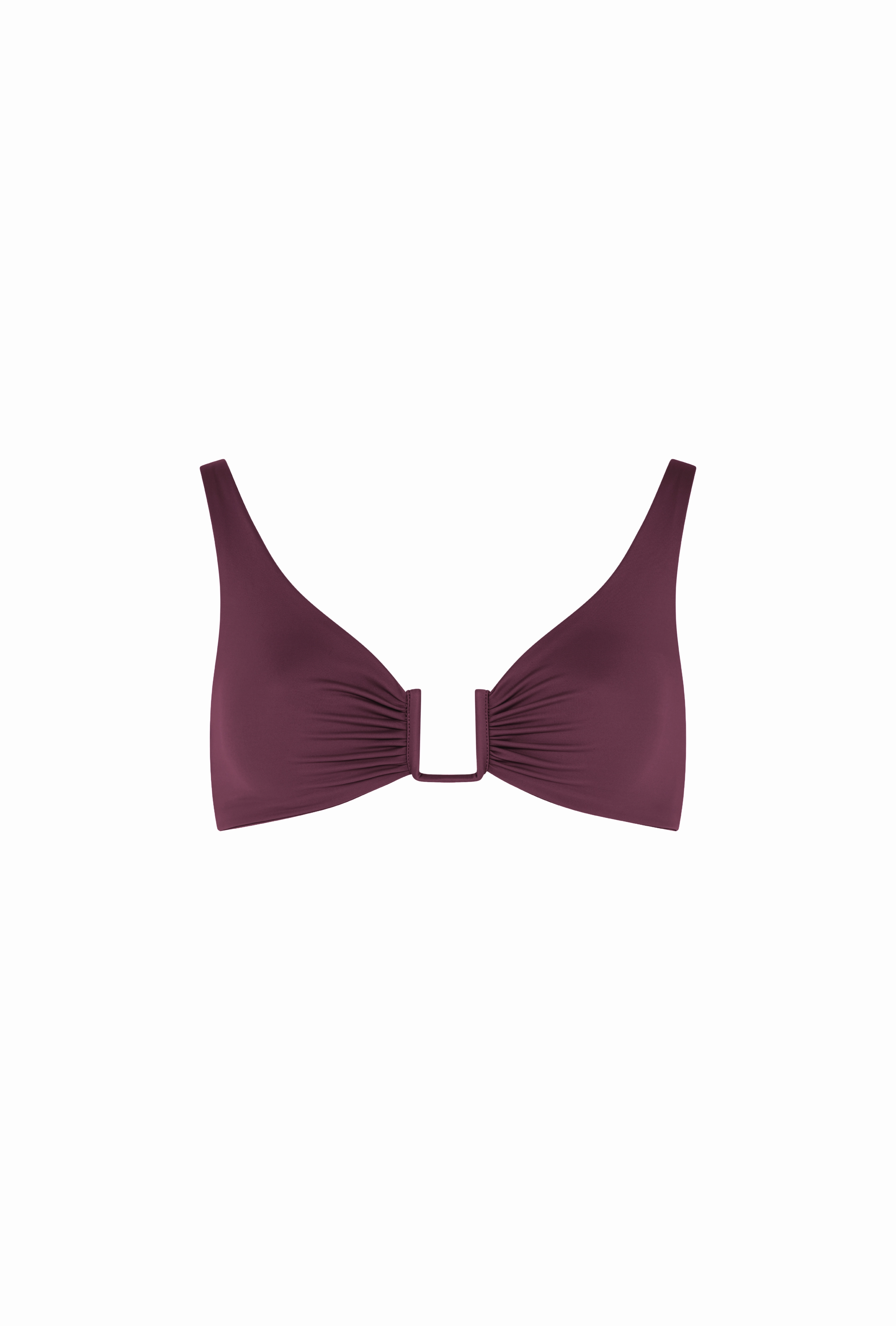 Contoured Fit Engineering Beach Vacation Palma Top - Plum