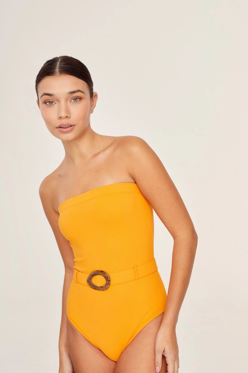 Tassel-Embellishment Papaya-199A One Piece