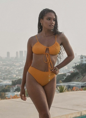 Paradise City Bikini Bottom - Summer Mango Pool Ready Water Play