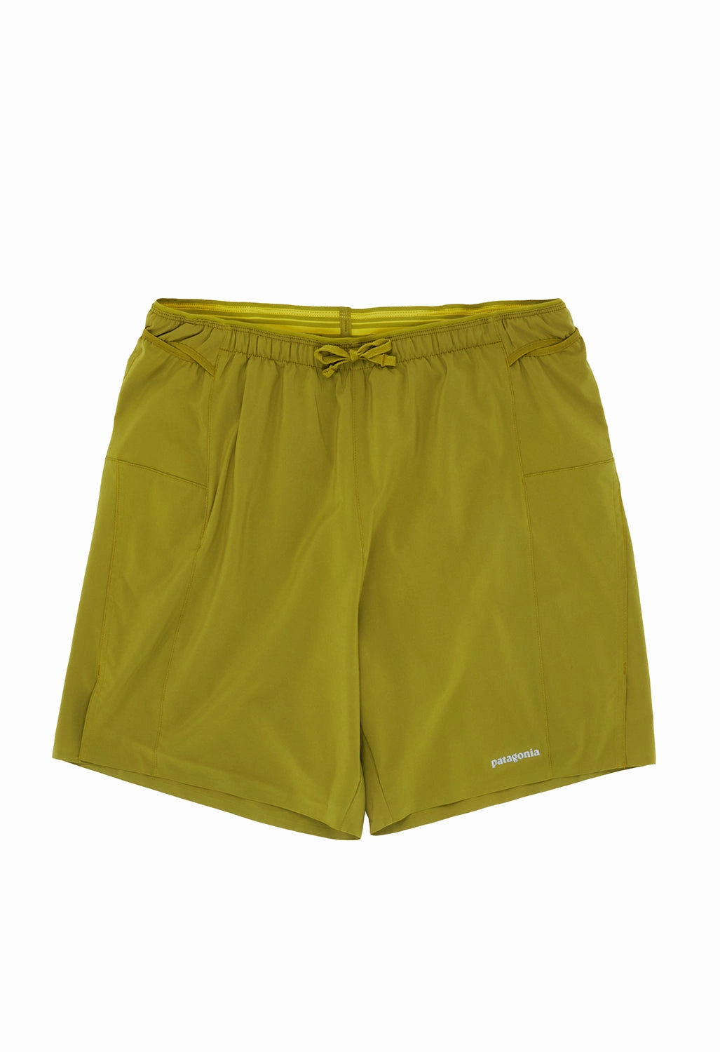 Flexible Waistline Effortless Motion Patagonia Men's Strider Pro Shorts - 7 in. - Graze Green
