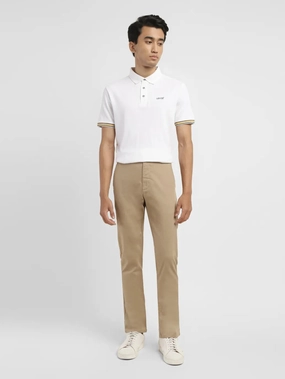 High Durability Stitching Full Flex Men's 513 Khaki Slim Fit Chinos