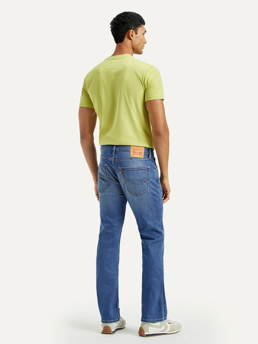 Men's 527 Light Indigo Bootcut Fit Mid Rise Jeans Abrasion Resistance