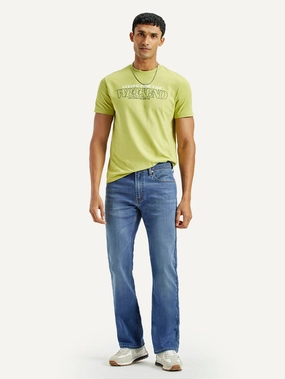 Autumn Days Family Style Eco Friendly Men's 527 Light Indigo Bootcut Fit Mid Rise Jeans