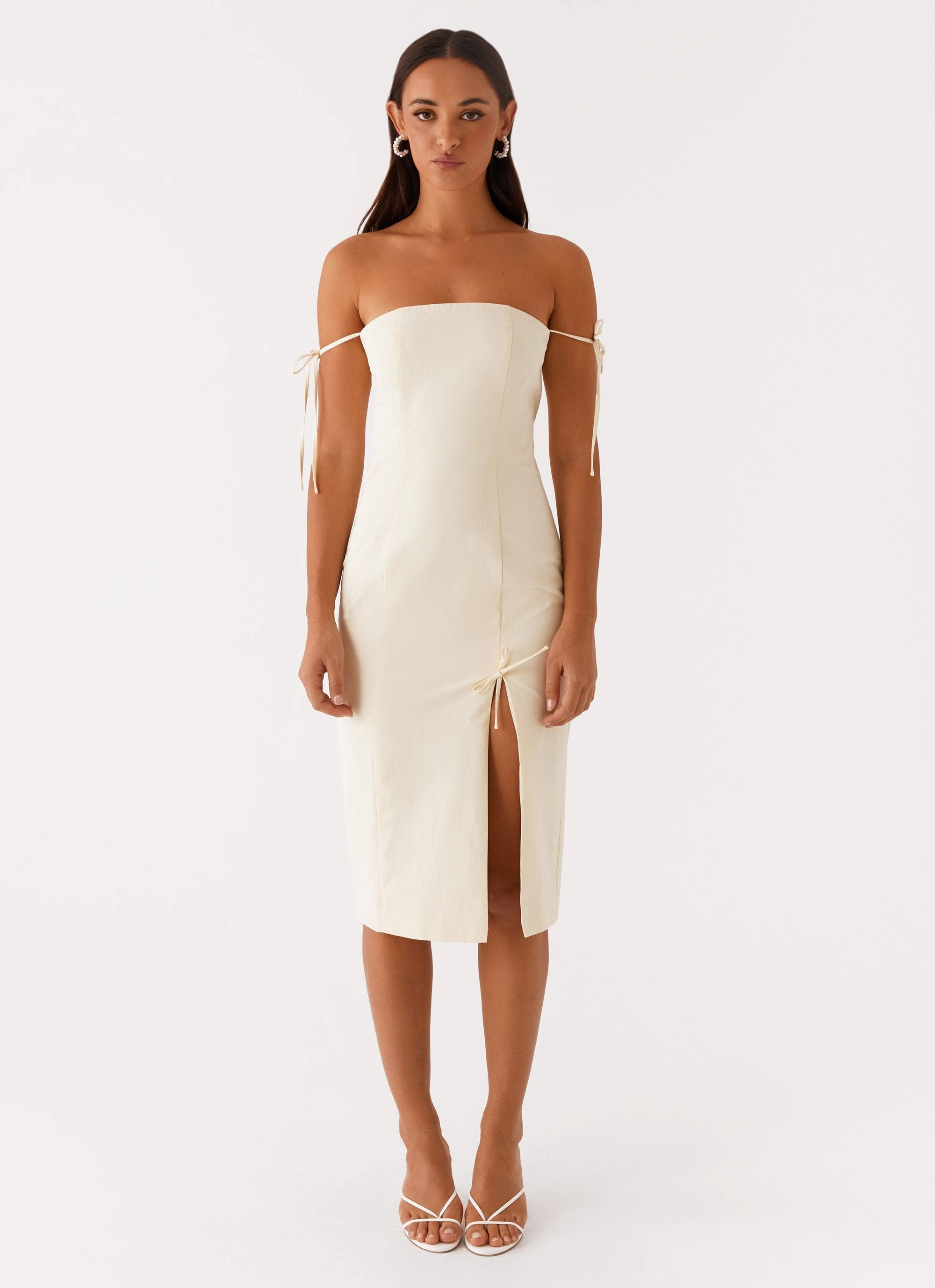 Limelight Midi Dress - Lemon Beach Moment