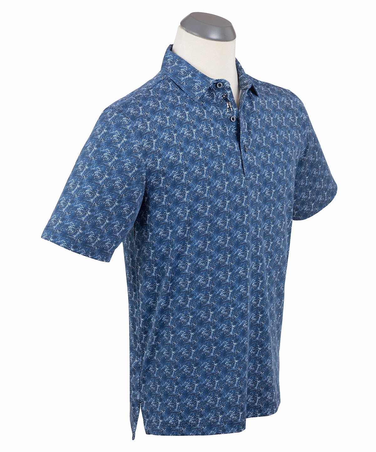 Comfy Essentials Stylish Shirt Performance Tropical Print Polo