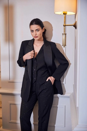 Peruzzi - W24514 Cocktail Jacket Compression Fit BondedSeams