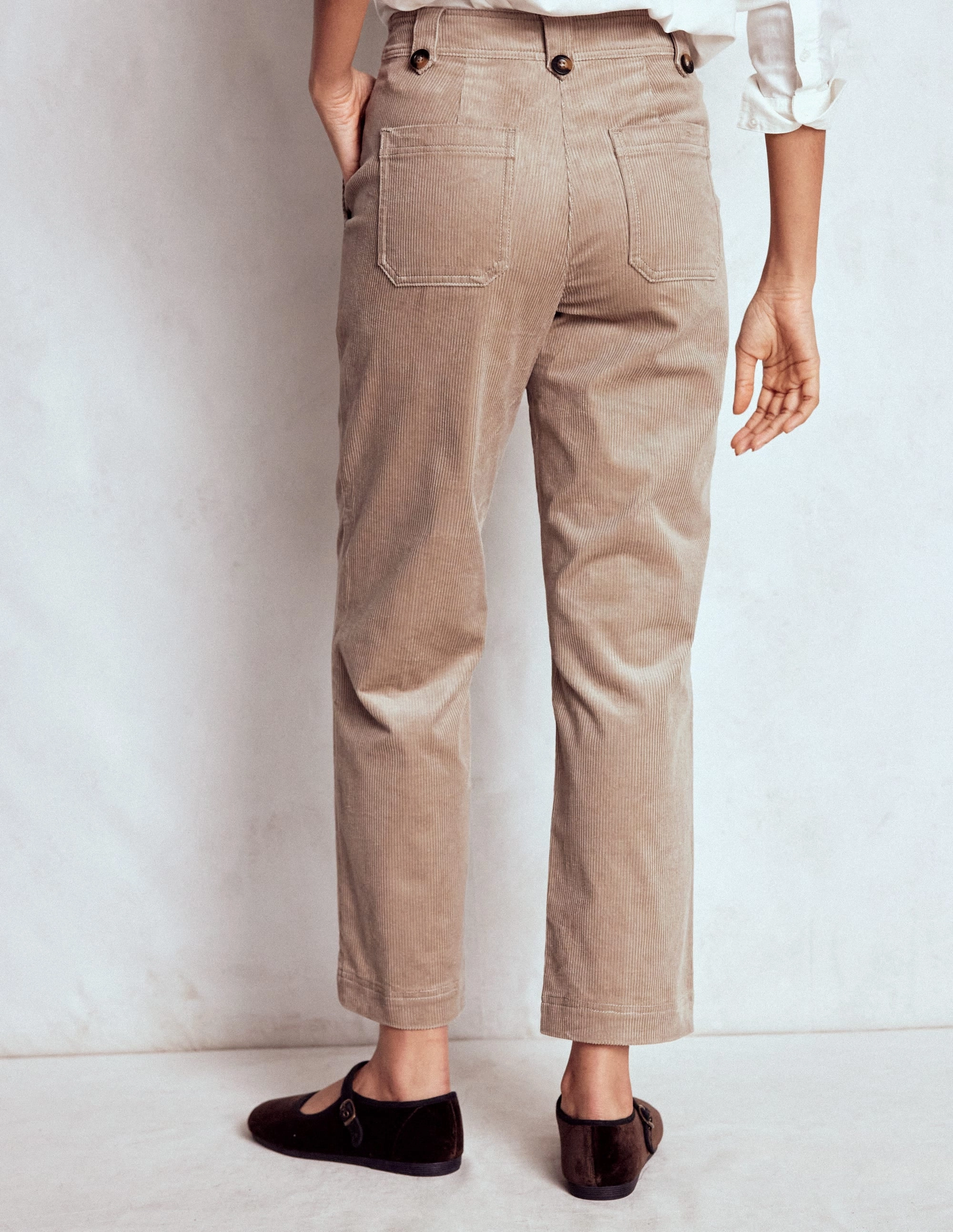 Pimlico Cord Trousers-Nutmeg Lightweight Material