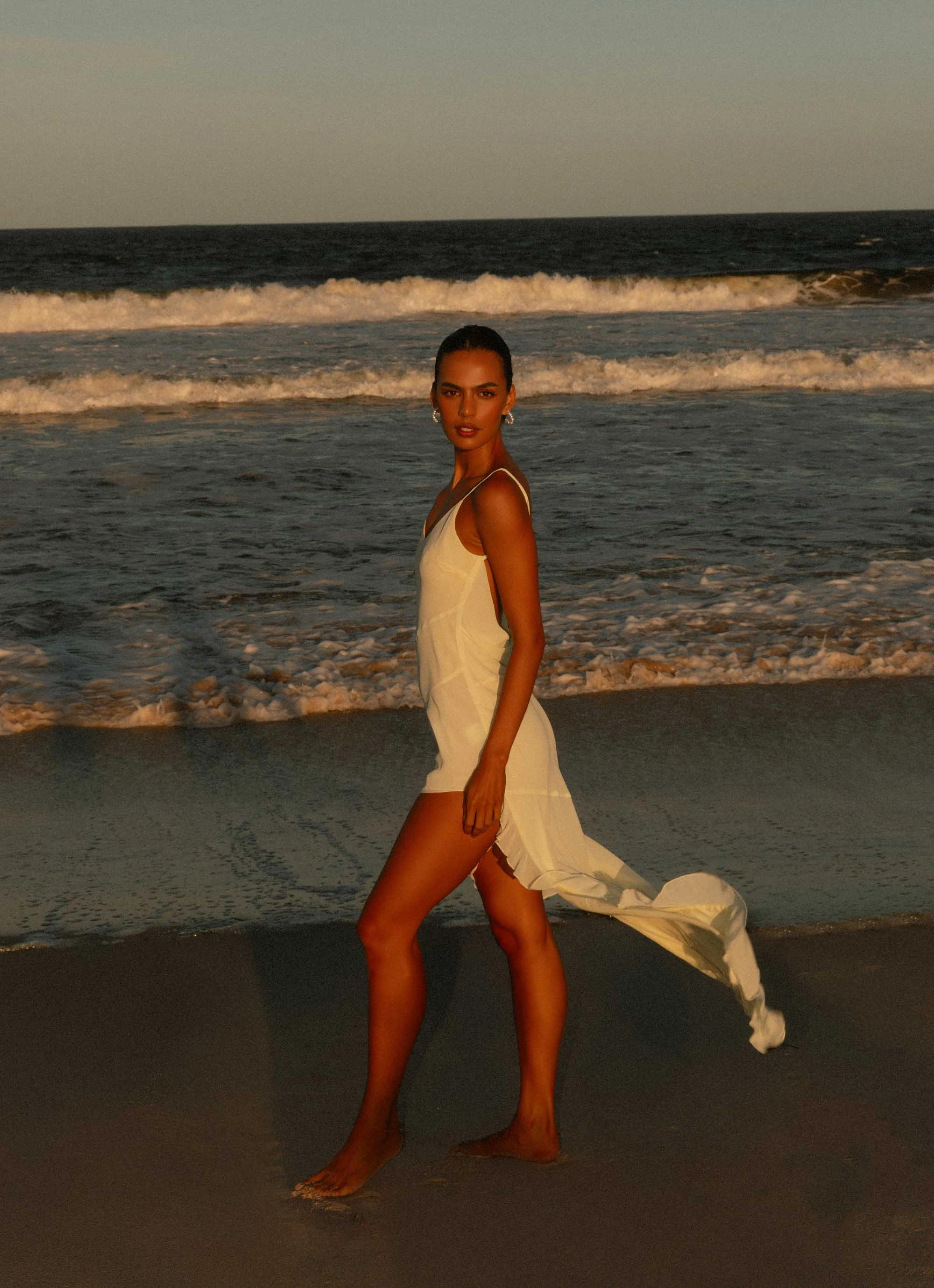 Art-Gallery Cozy Fit Ariel Maxi Dress - Baby Yellow