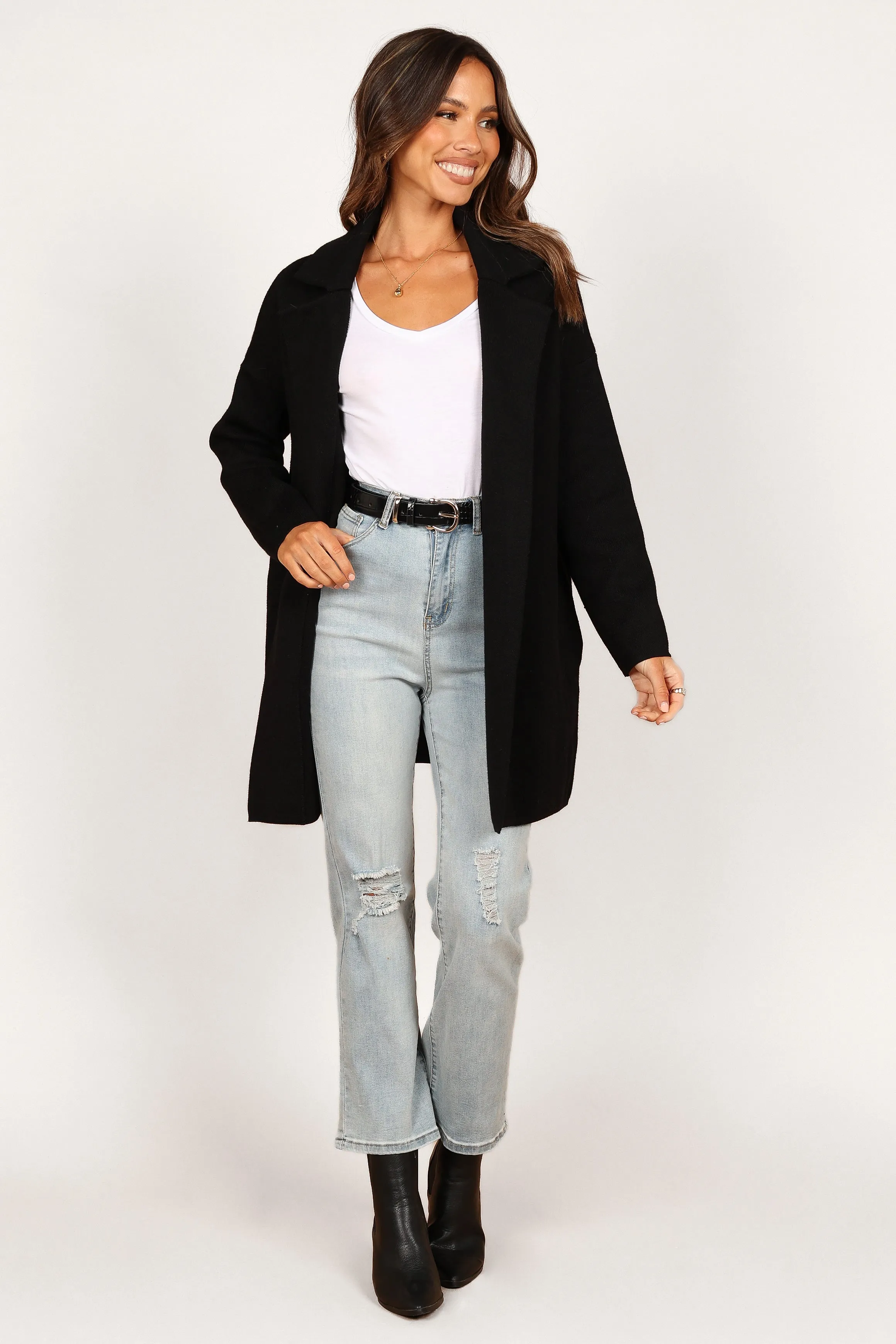 Lenore Coatigan - Black Daily Layered