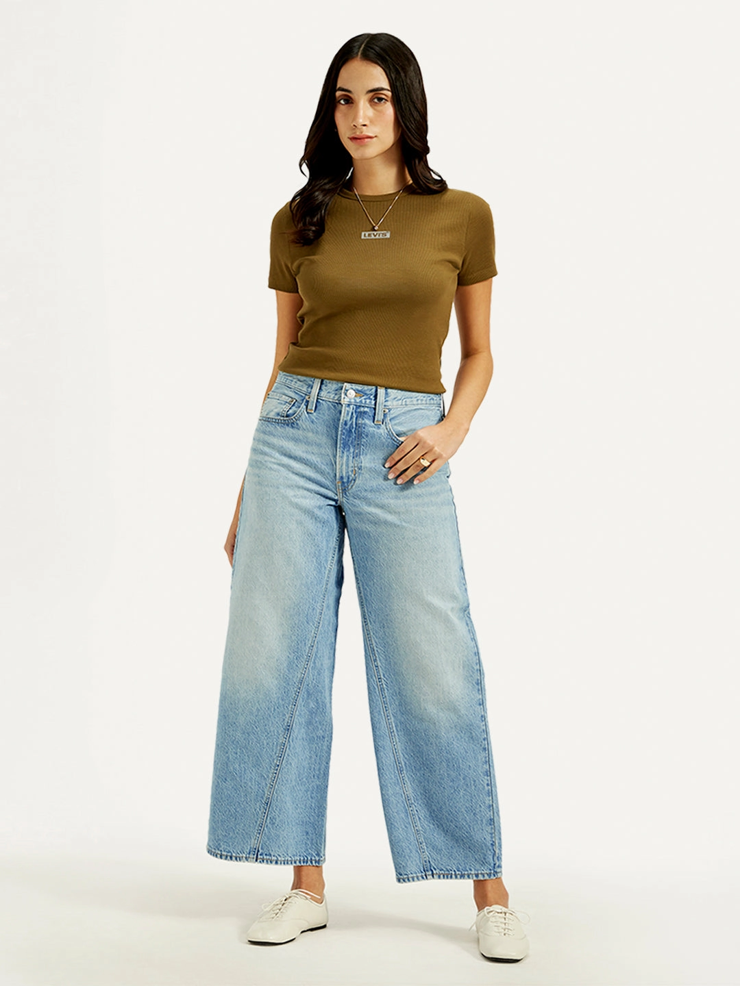 Functional Wear Women's Blue XL Straight Fit Mid Rise Jeans