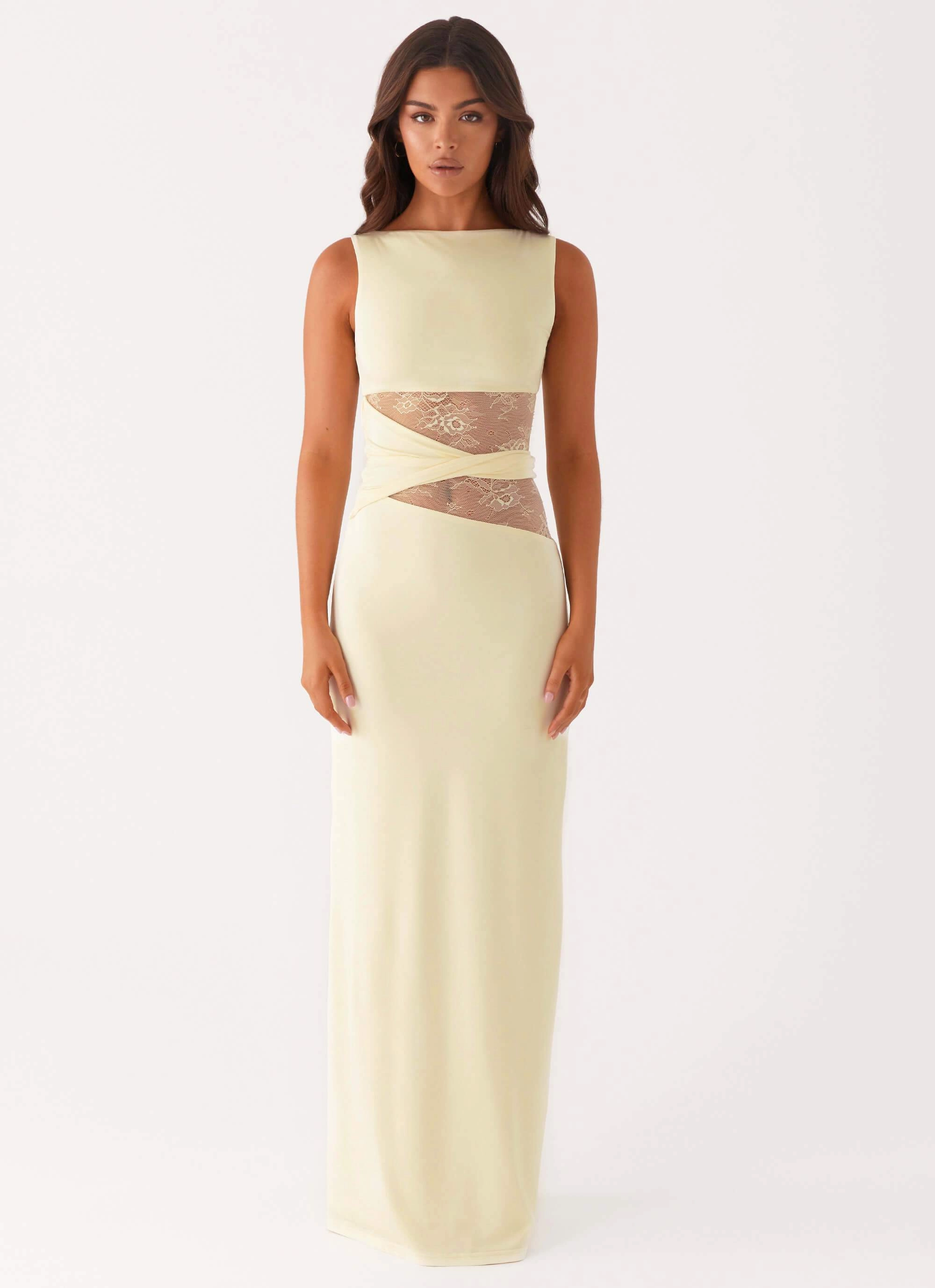 Karma Maxi Dress - Yellow London Edge