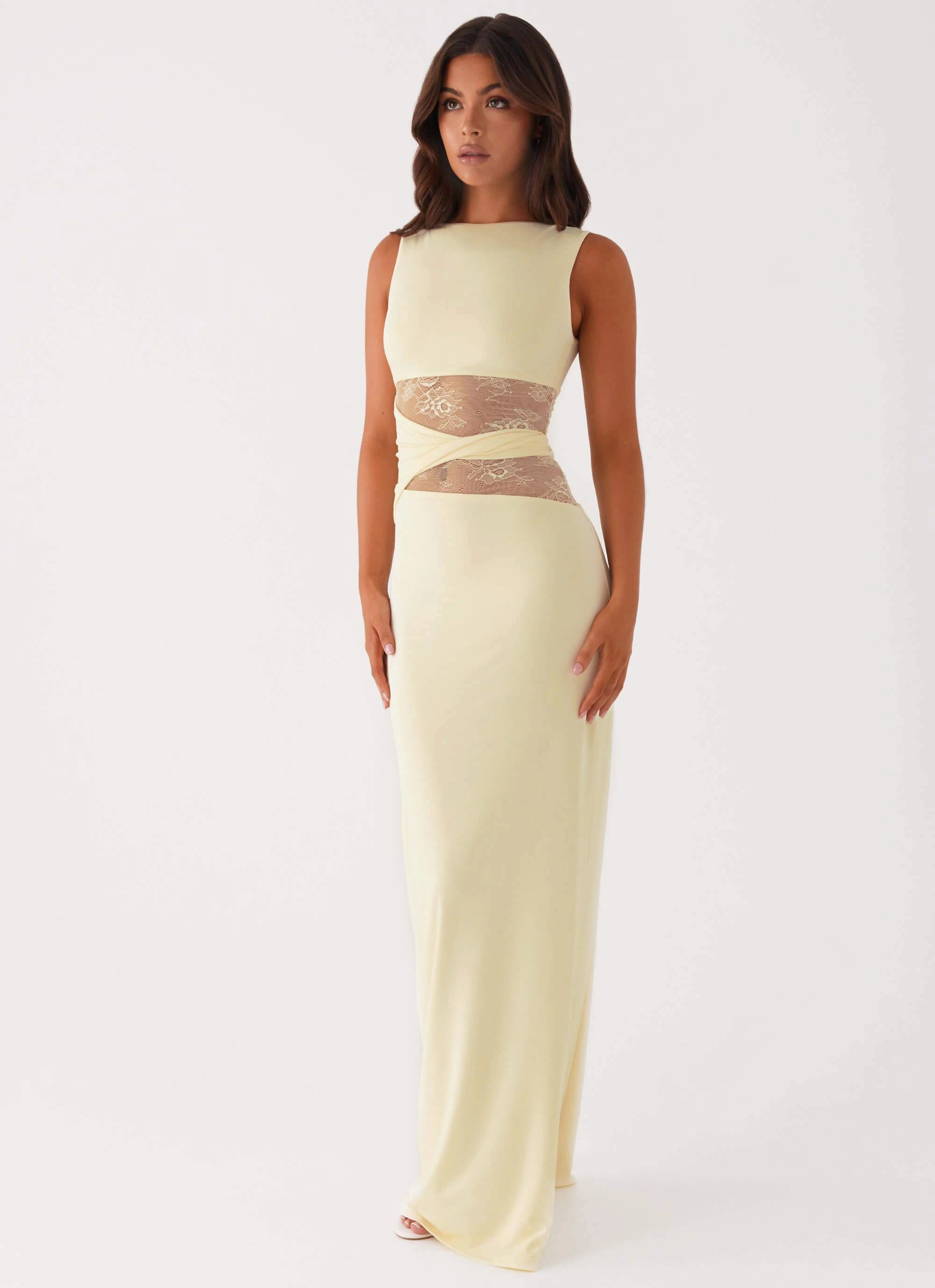 Karma Maxi Dress - Yellow Charming Fit