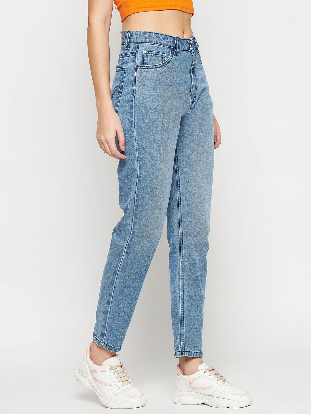 Outfit Formula Madame Disney Print Blue Denim