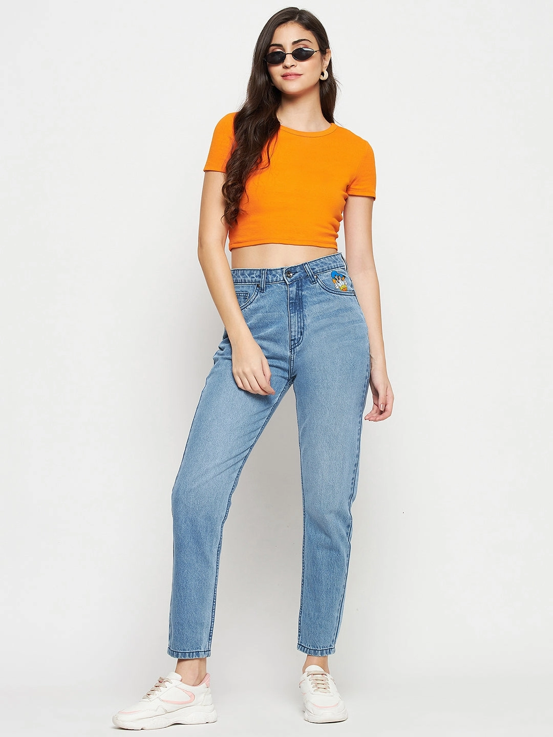 Madame Disney Print Blue Denim Rainy Day Everyday