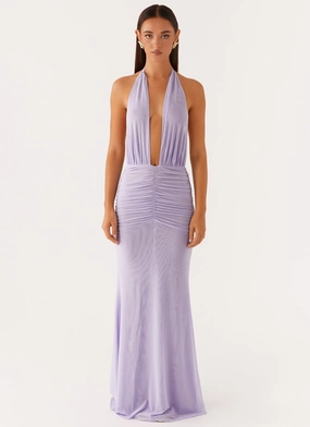 Places To Be Maxi Dress - Lilac Clean Mood Studio Style