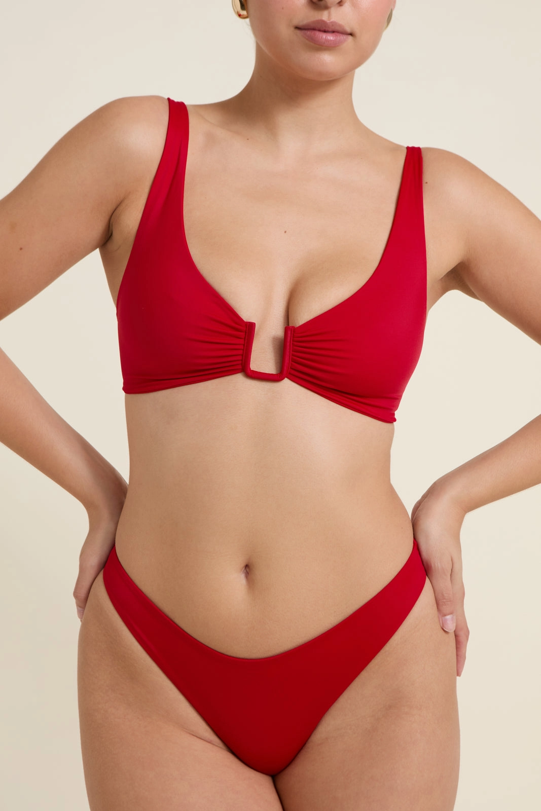 Sunbathing Look Palma Top - Red