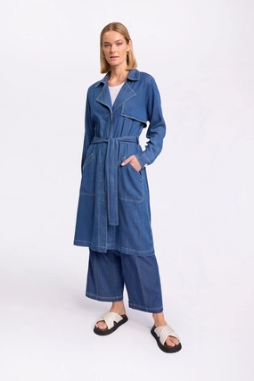Marco Polo - YTMS56097 L/S Demin Trench Layered Comfort Look
