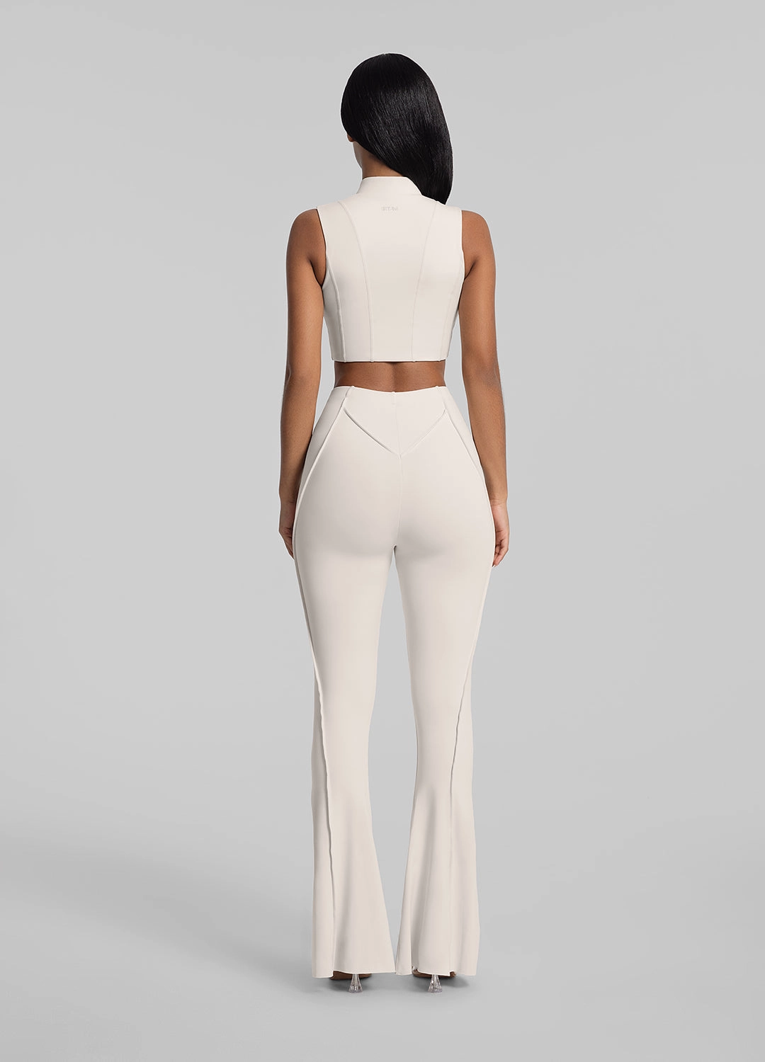 Longline Flare Leggings Wide waistband