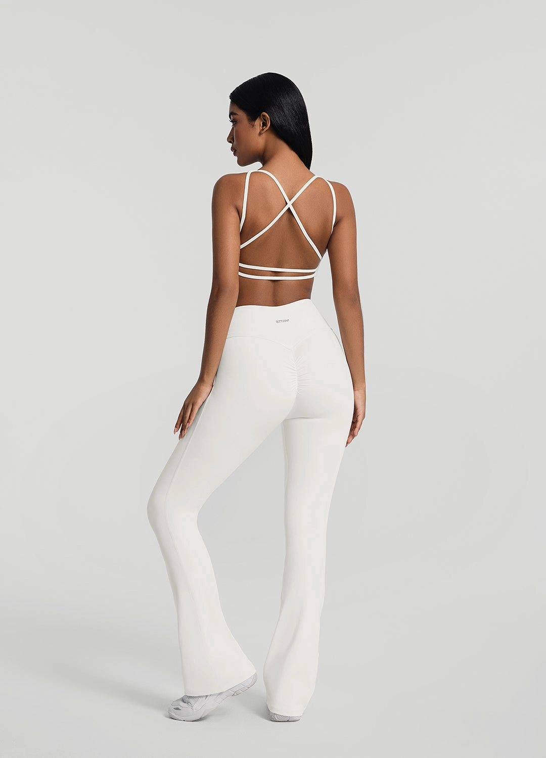 For Men Studio Practice Ruched Flared Leggings