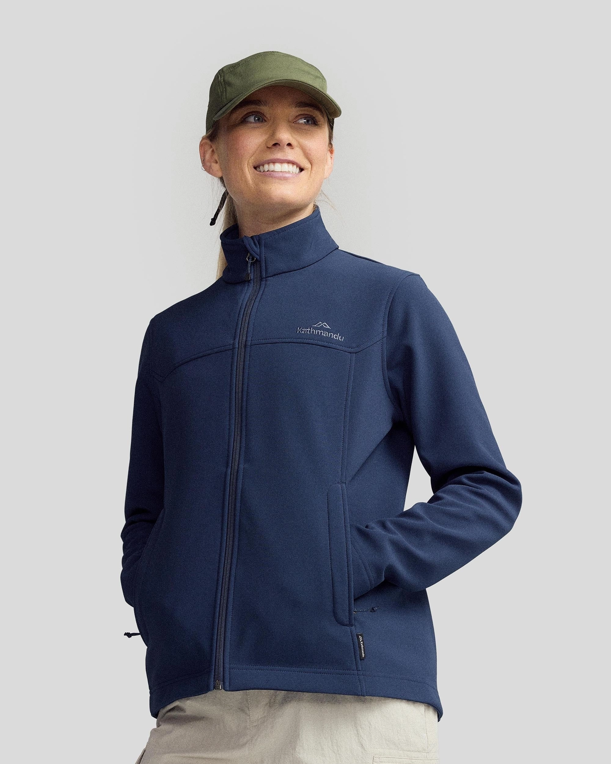 Women's Arbury Jacket - Classic Navy PocketPlacement