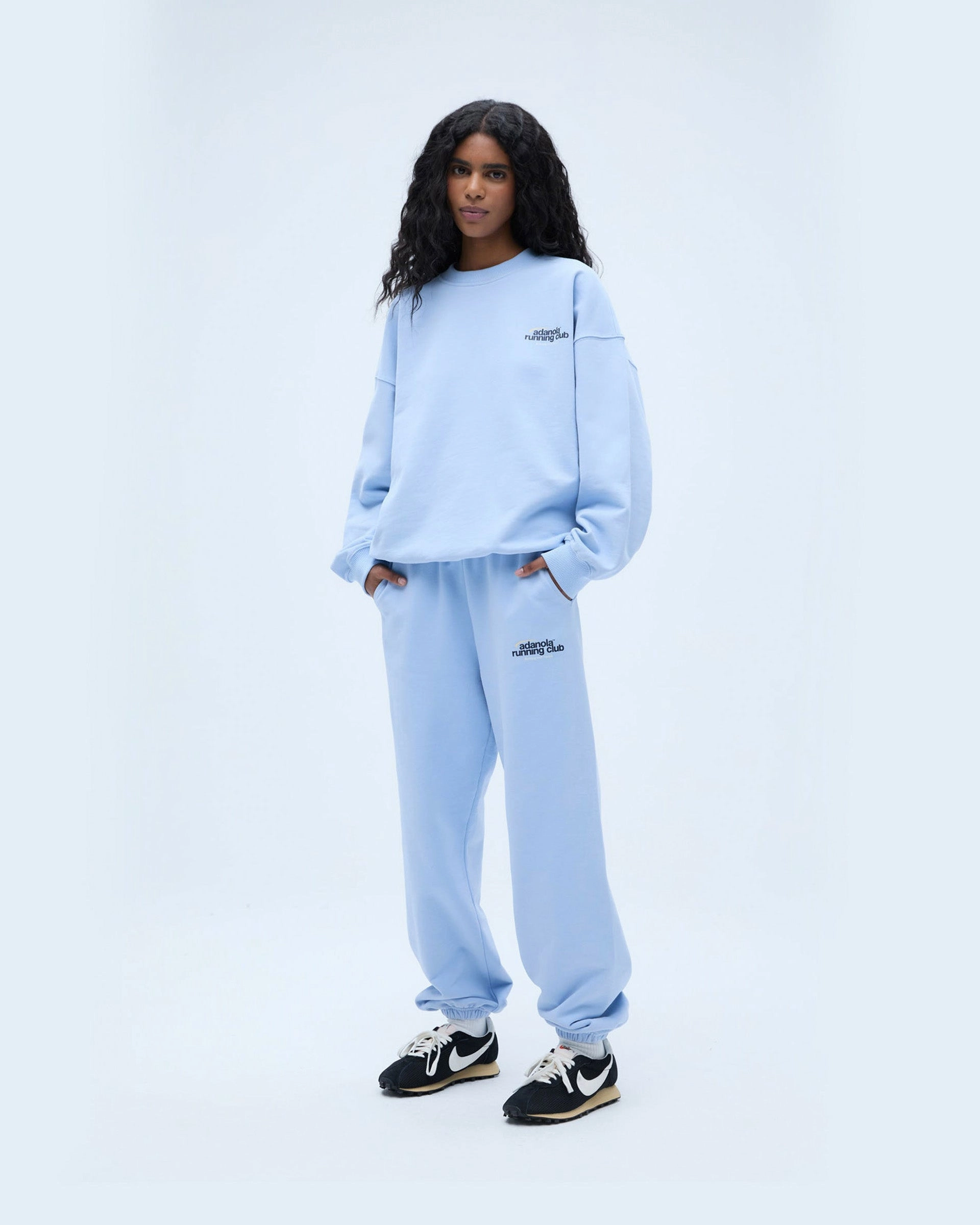 Soft Material Adanola Running Sweatpants - Powder Blue
