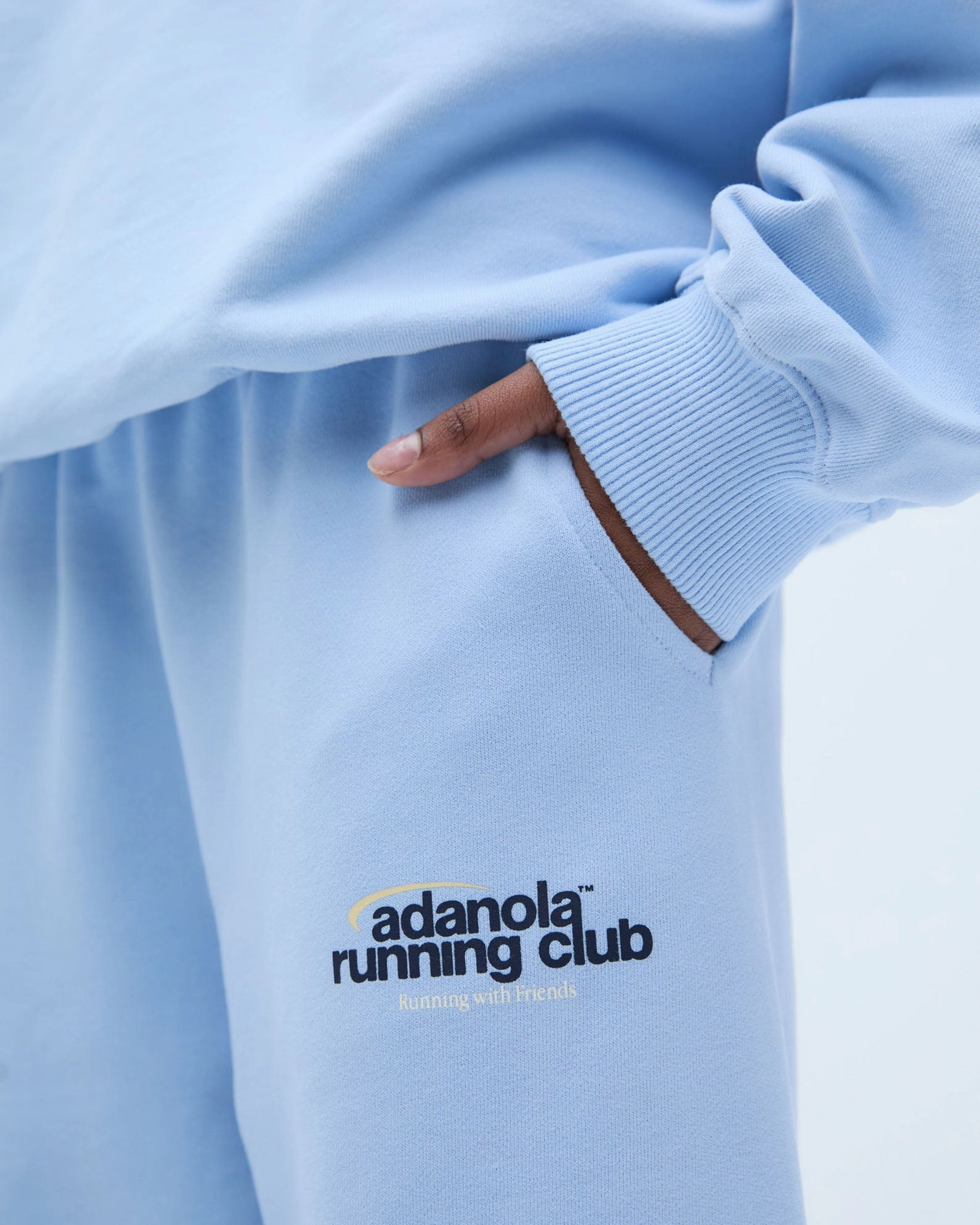 Adanola Running Sweatpants - Powder Blue Layer Friendly