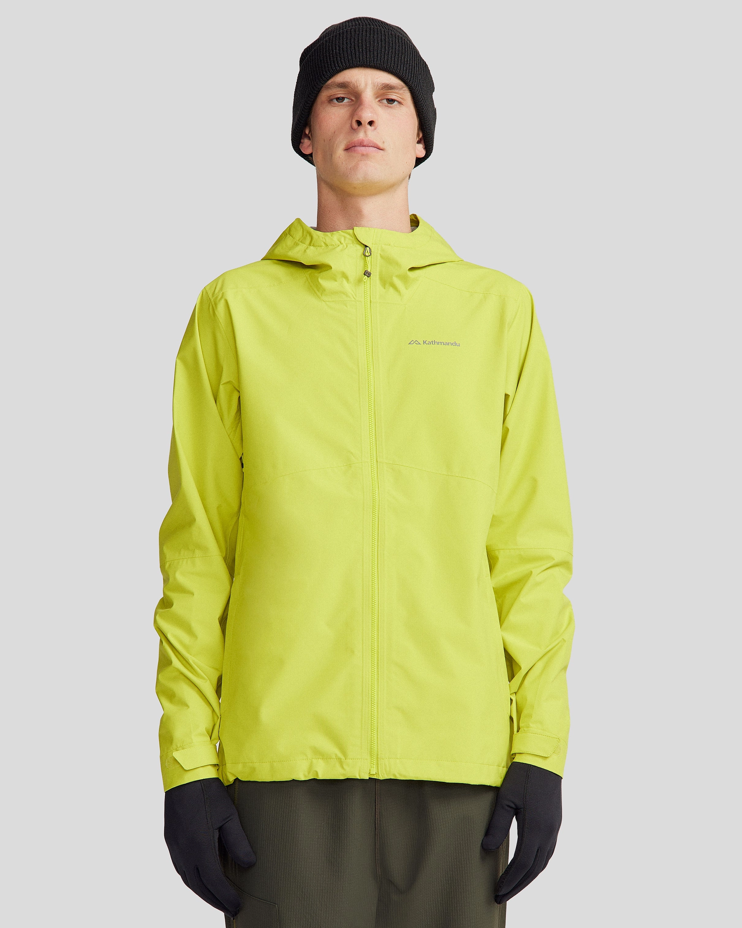 Simple Modern Piece Men's Trailhead Stretch 2.5L Rain Jacket - Bright Moss