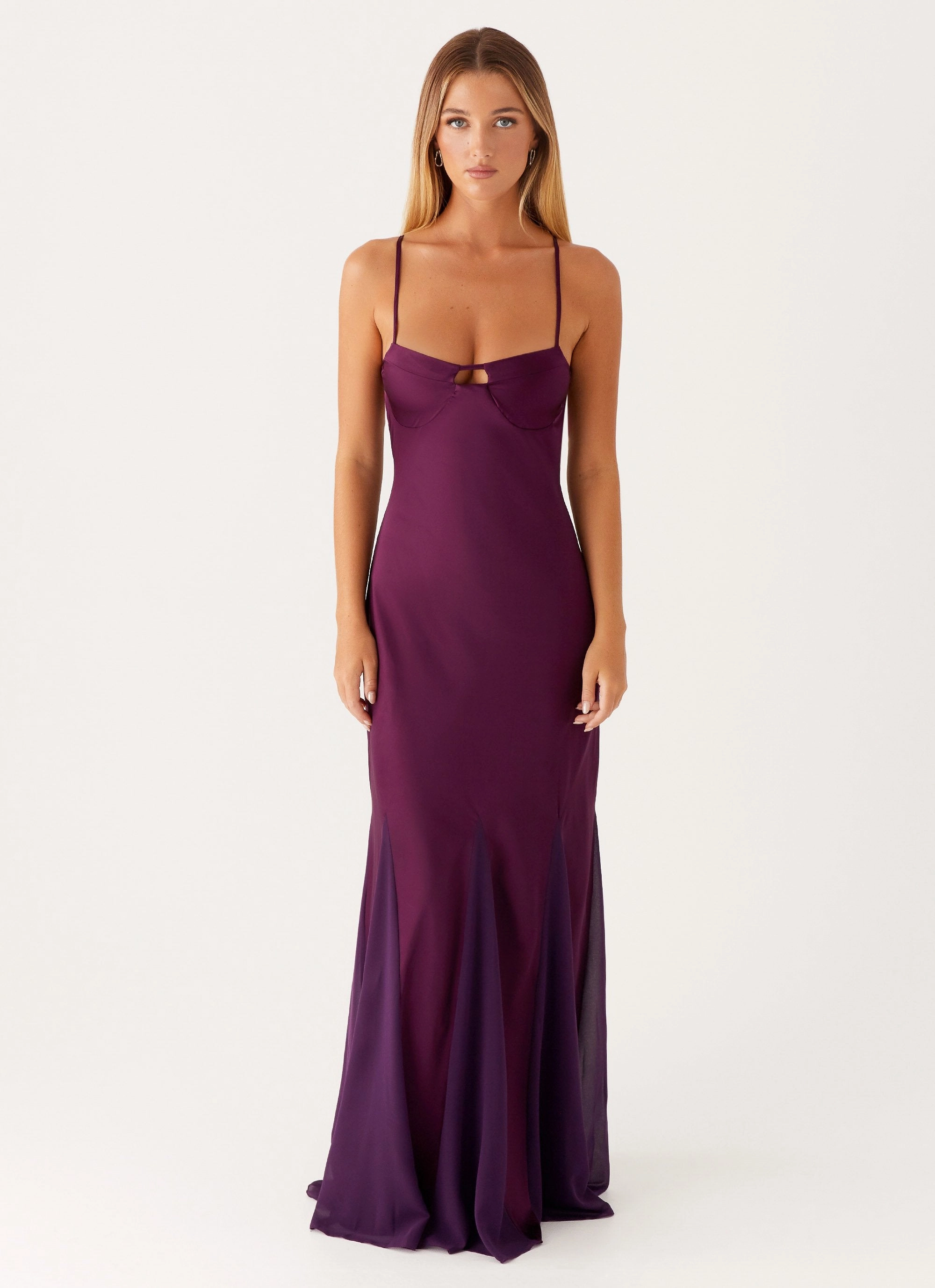 Romantic Vibes Vibrant Spirit Ravello Maxi Dress - Mulberry